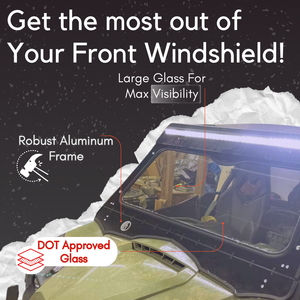 Can-Am Commander Full Glass Windshield (2010-2020)