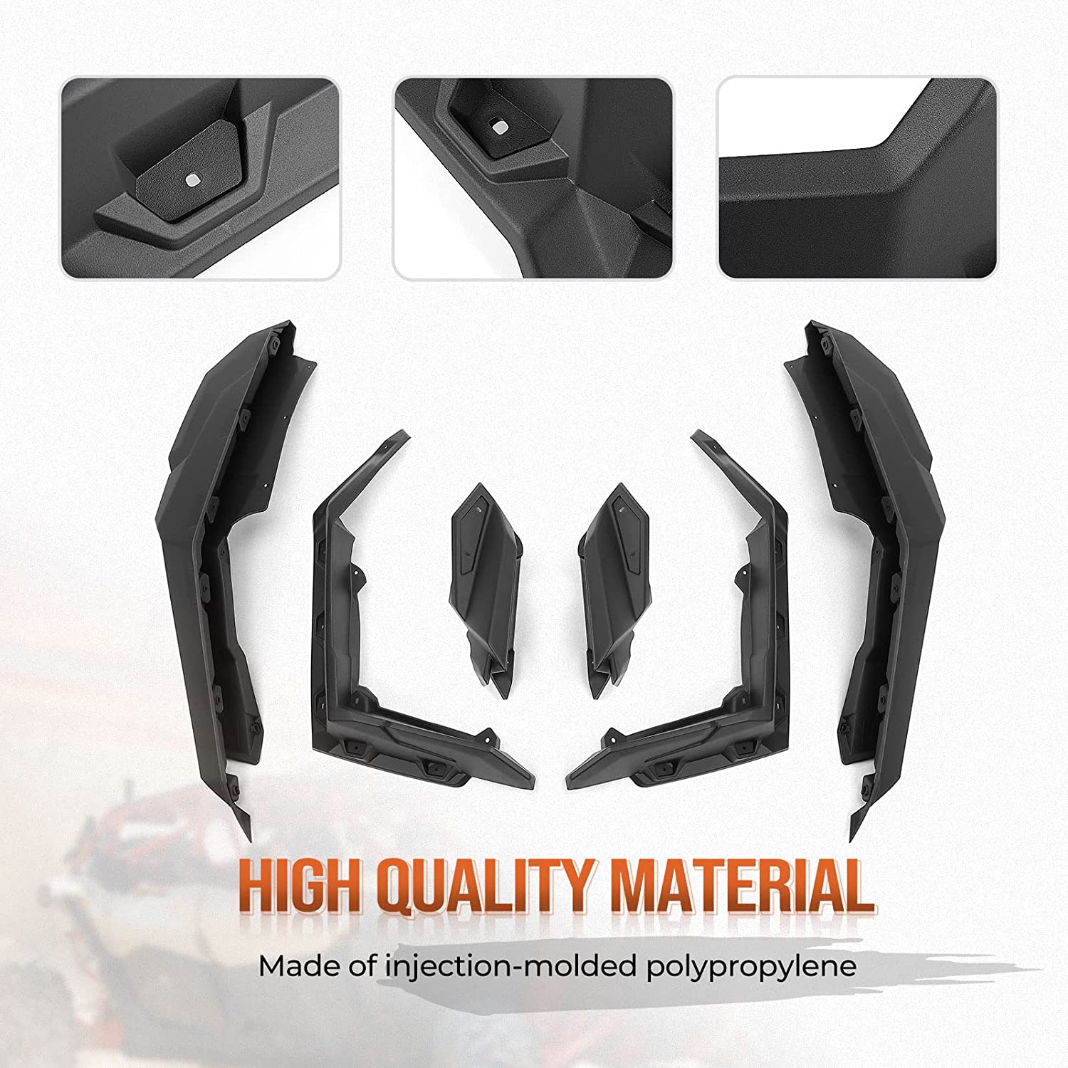Photo of Front Bumpers & Mud Fender Flares for Can-Am Maverick X3 by Kemimoto - Premium for UTVs / Side by Sides