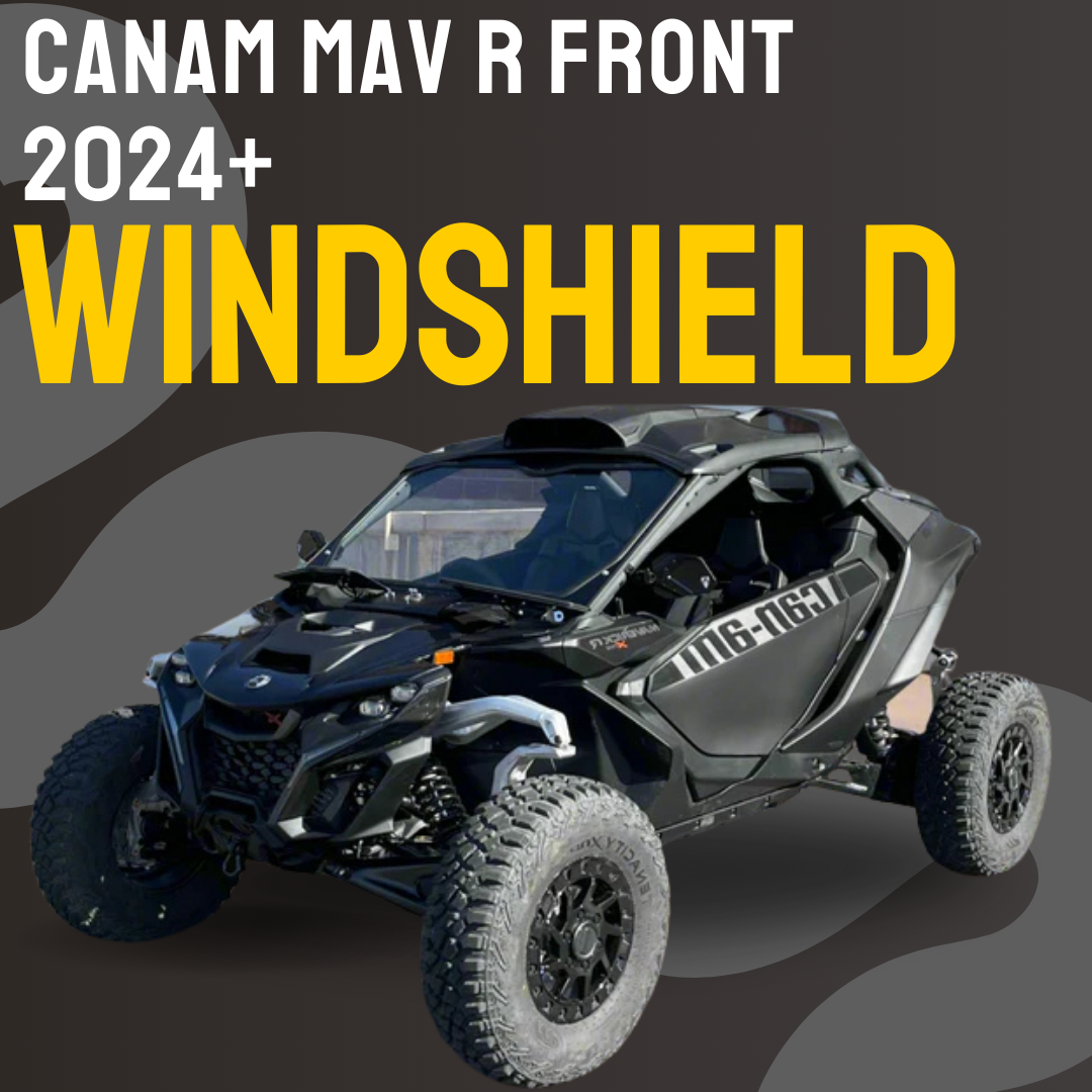 Photo of CANAM MAV R FRONT WINDSHIELD 2024+ by Dirt Warrior Accessories - Premium Windshields for UTVs / Side by Sides