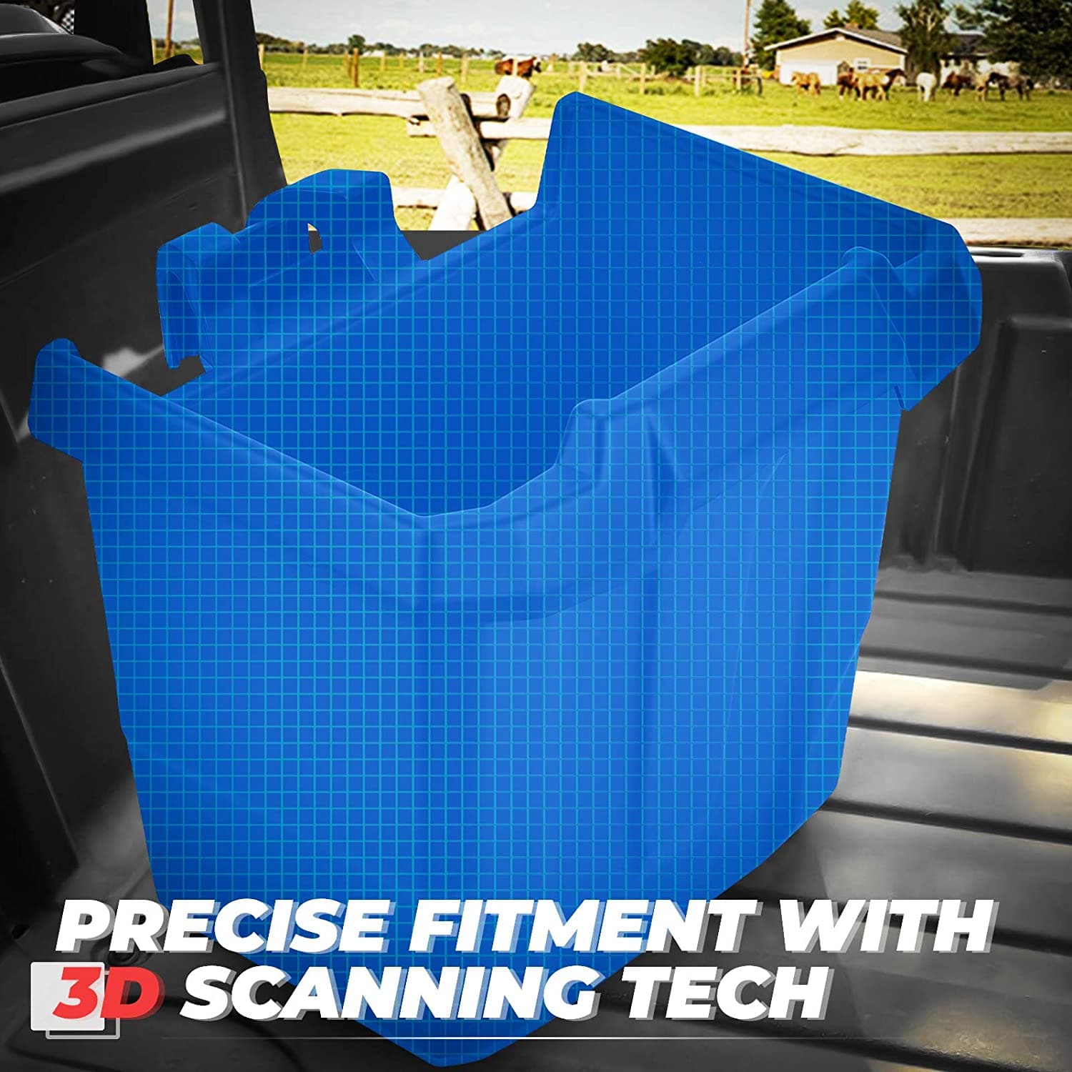Photo of Center Underseat Storage Bin for Can Am Defender HD5|7|8|9|10 by Kemimoto - Premium for UTVs / Side by Sides