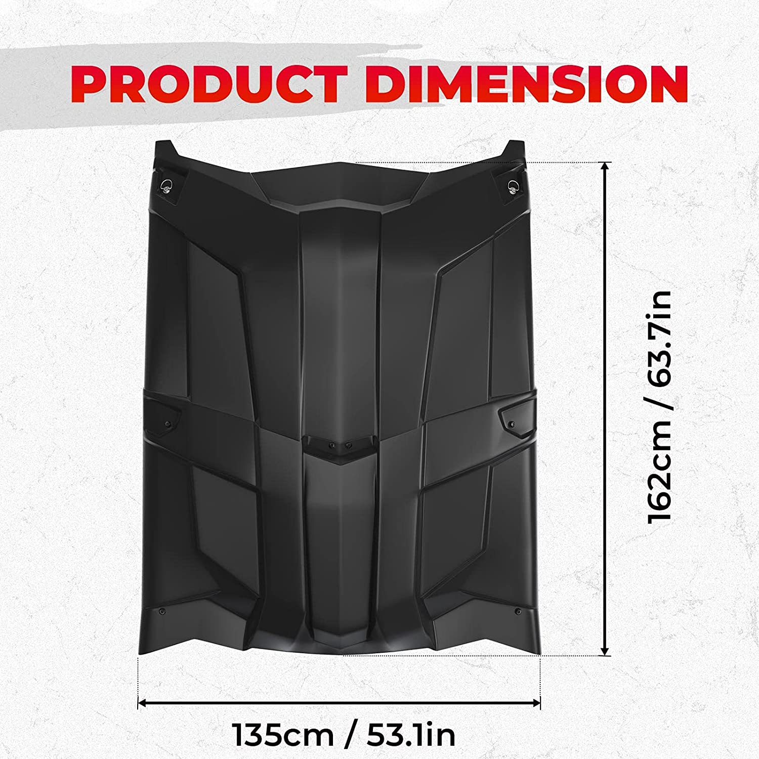 Photo of Extended Fender Flares and Hard Roof For Can-Am Maverick X3 MAX by Kemimoto - Premium for UTVs / Side by Sides