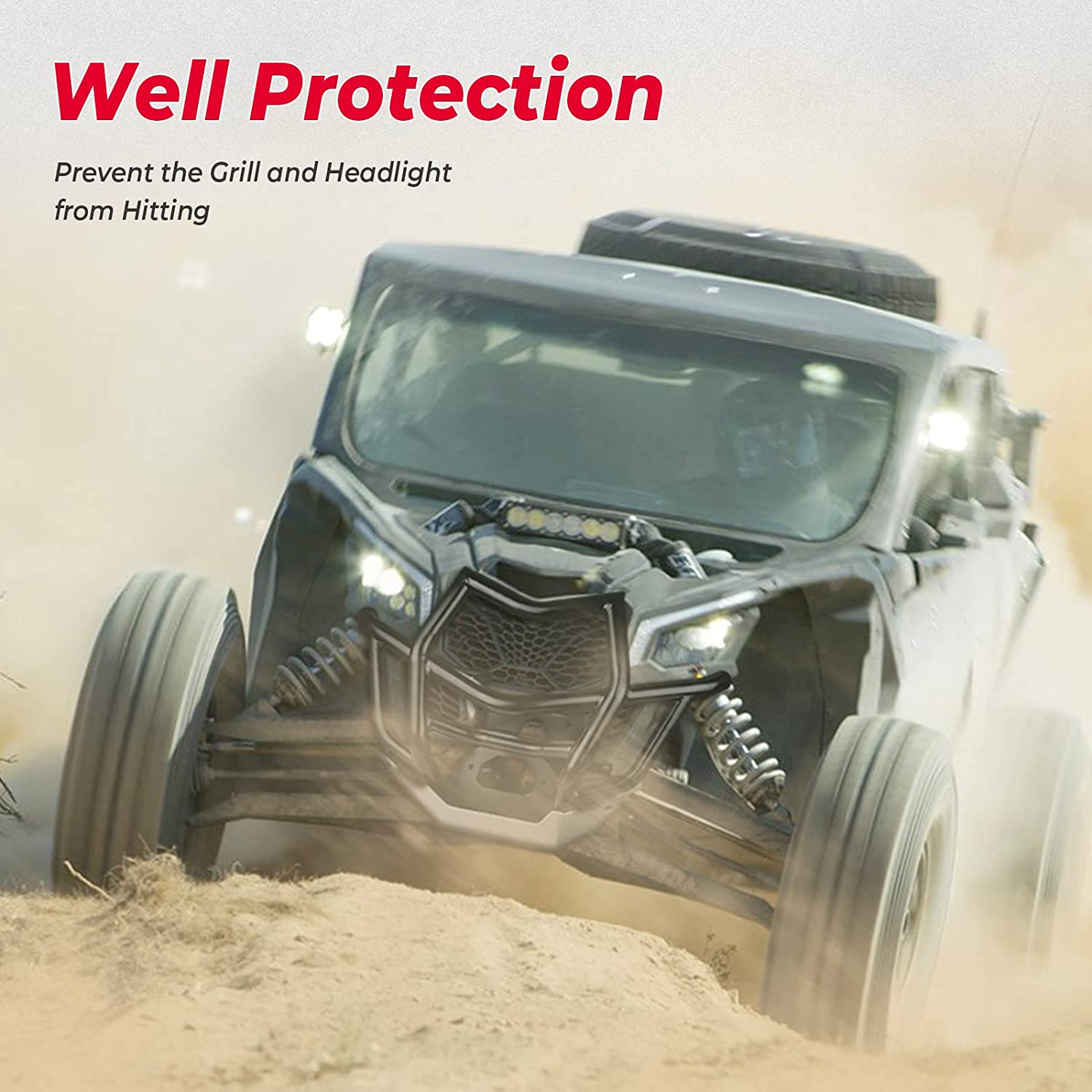 Photo of Front Bumpers & Mud Fender Flares for Can-Am Maverick X3 by Kemimoto - Premium for UTVs / Side by Sides