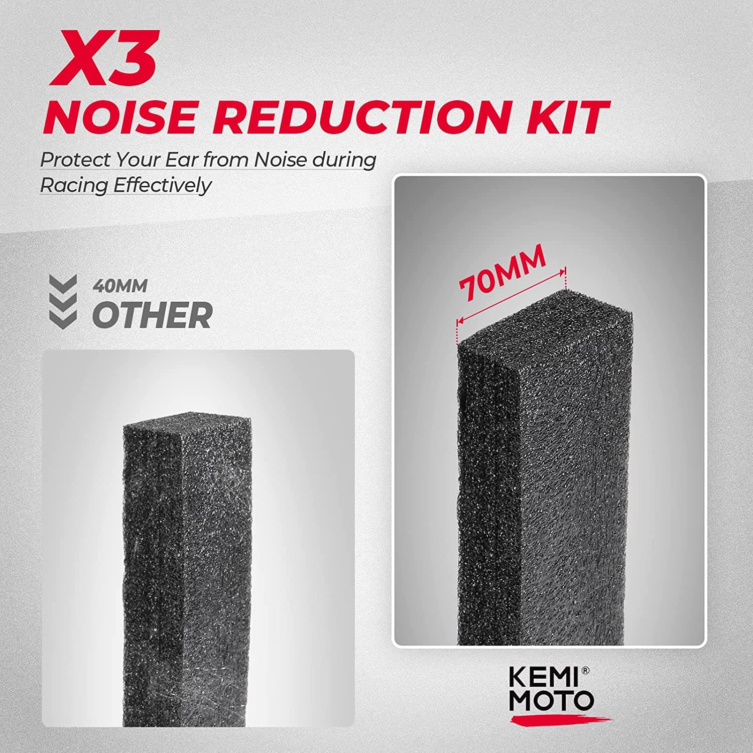 Photo of Noise Reduction Kit for Can-Am Maverick X3 by Kemimoto - Premium for UTVs / Side by Sides