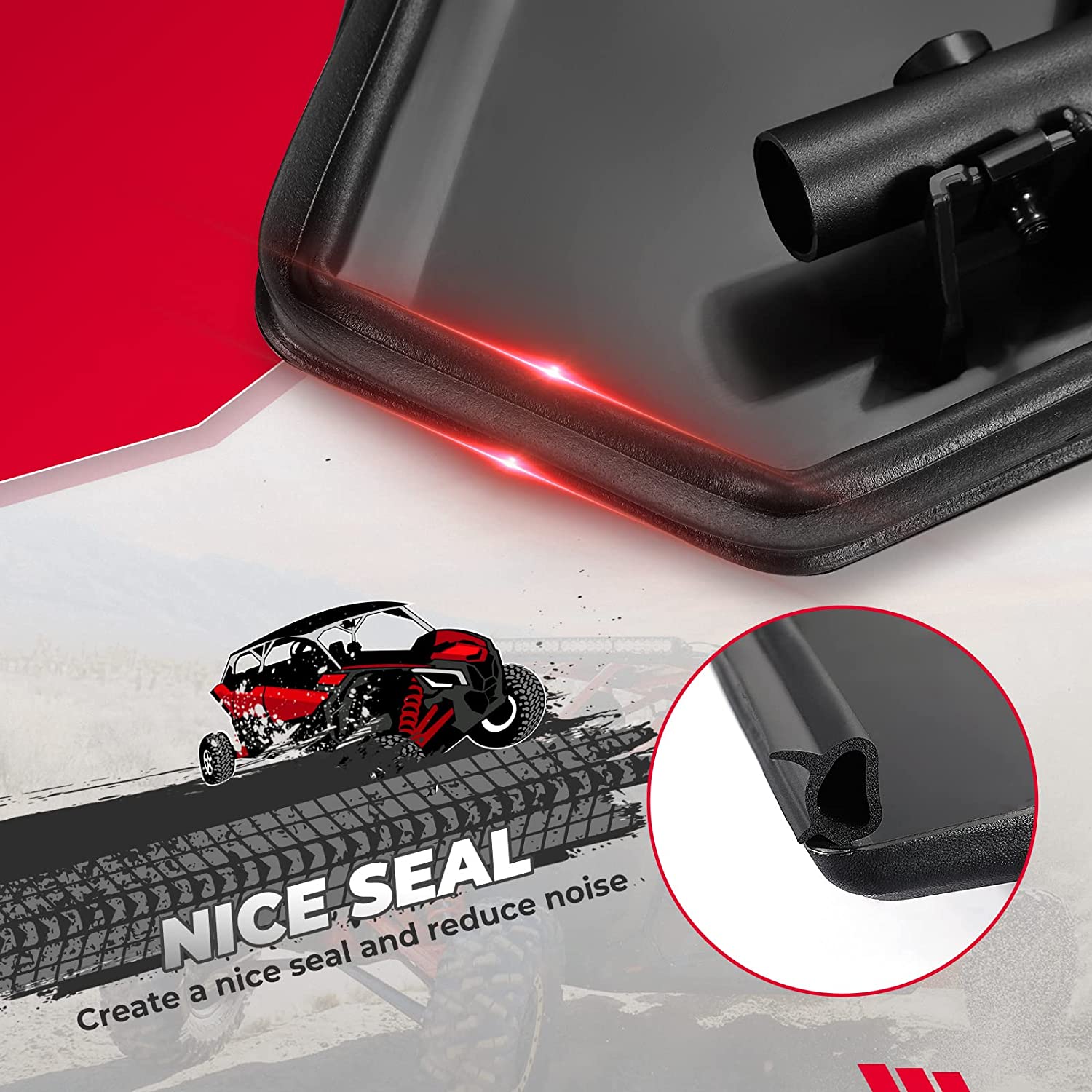 Photo of Front Lower Doors & Extended Fender Flares For Can-Am Maverick X3 MAX by Kemimoto - Premium for UTVs / Side by Sides