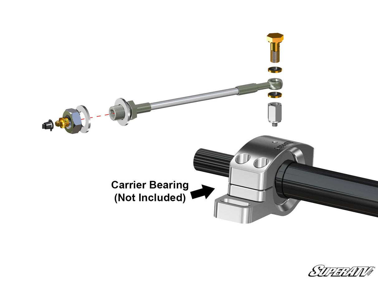 SuperATV Remote Grease Line for SuperATV Carrier Bearings