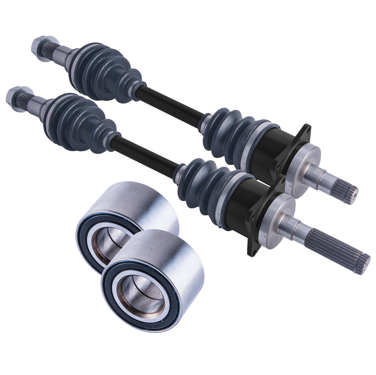 Can Am Renegade Outlander 400 650 800 Front Axles and Wheel Bearing Set 2006 - 2015 - product view 1