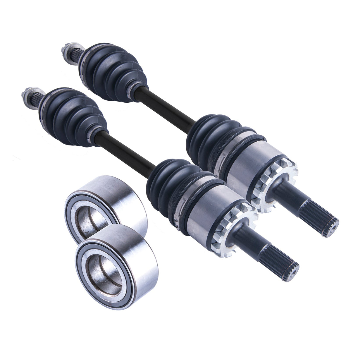 Kawasaki Prairie Brute Force 360 650 700 Front Axles and Wheel Bearing Set 2002-2013 - product view 1