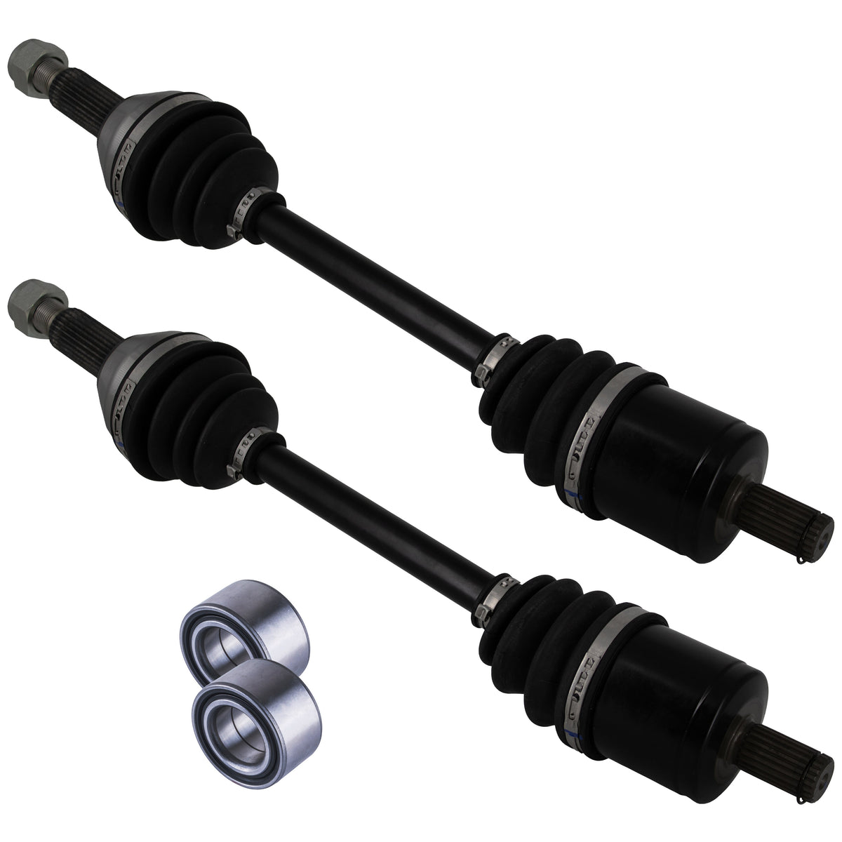 Bobcat 2200 series 4 Passenger front cv axles & wheel bearings set | 4XPRO - product view 1