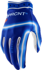 100% Ridefit Riding Gloves - Electric Blue, Medium