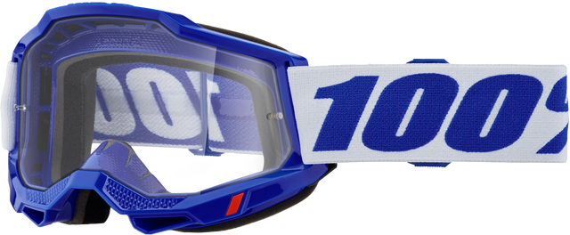 Photo of ACCURI 2 GOGGLE BLUE CLEAR LENS by 100-PERCENT - Premium Eyewear for UTVs / Side by Sides