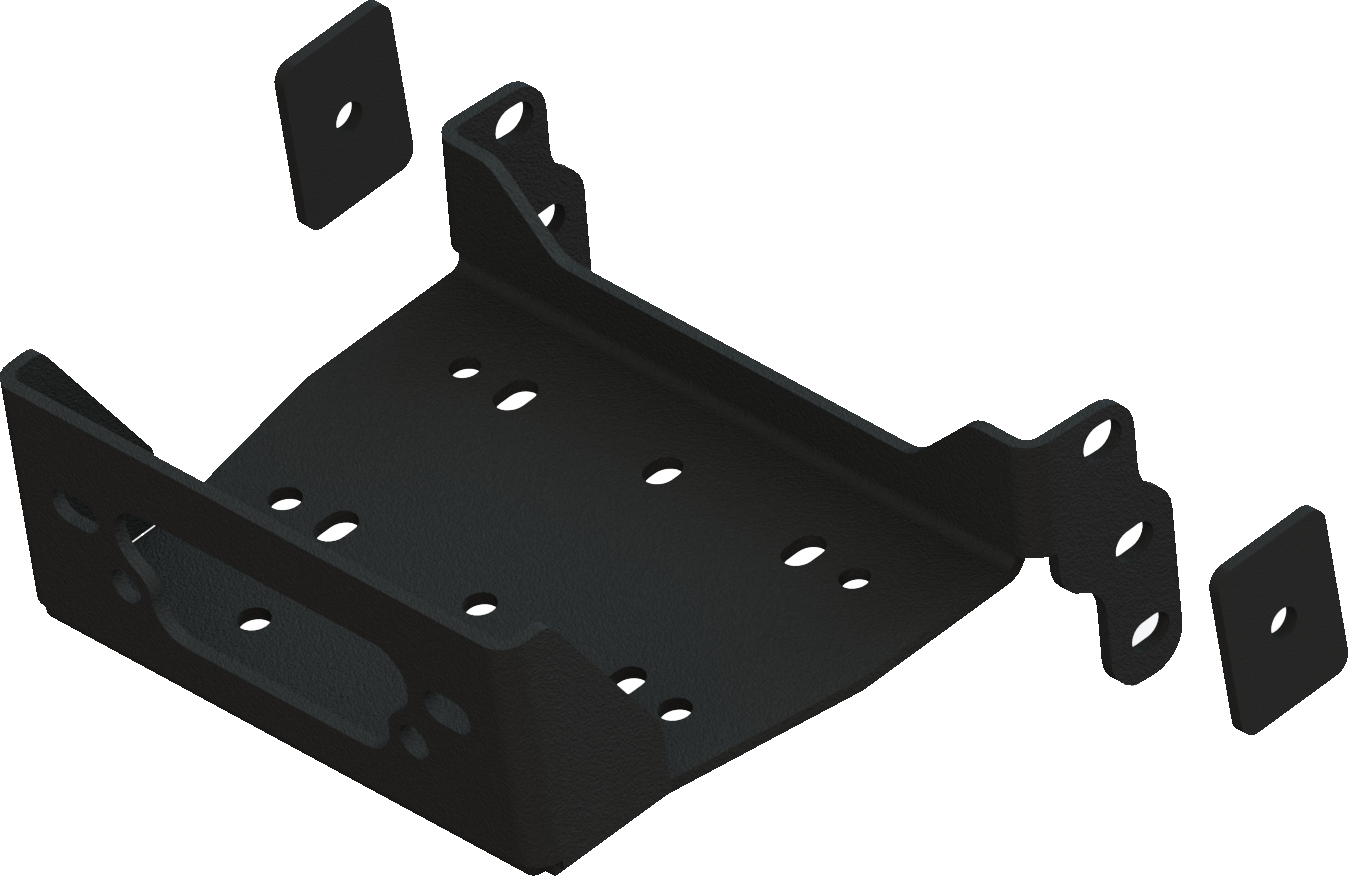 Photo of WINCH MOUNT by KFI - Premium Mounts for UTVs / Side by Sides