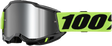 100% Accuri 2 Junior Goggles - Neon Yellow Mirror Silver Lens