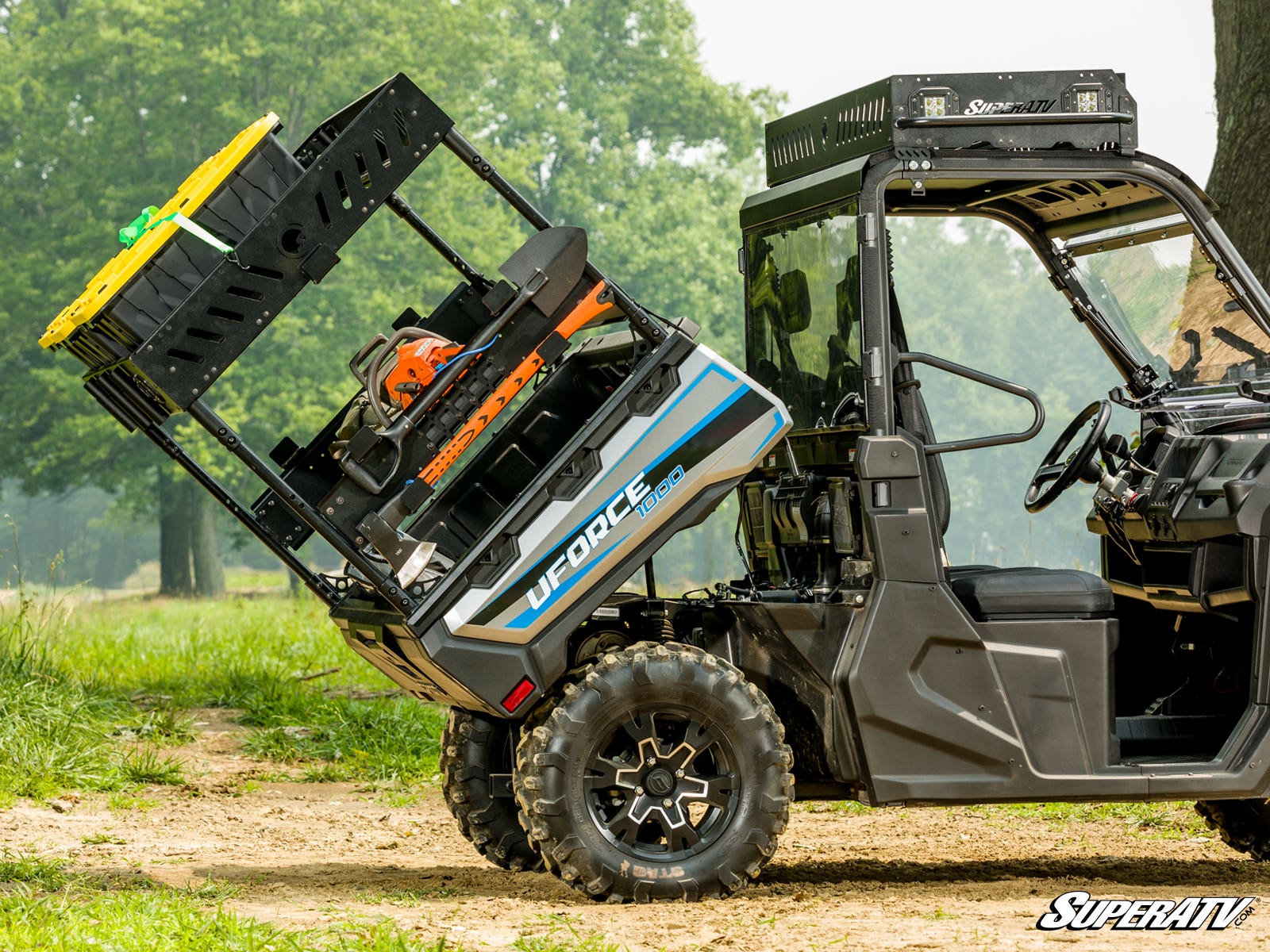 Photo of SuperATV CFMOTO UForce 1000 Outfitter Bed Rack by SuperATV - Premium Mounts for UTVs / Side by Sides