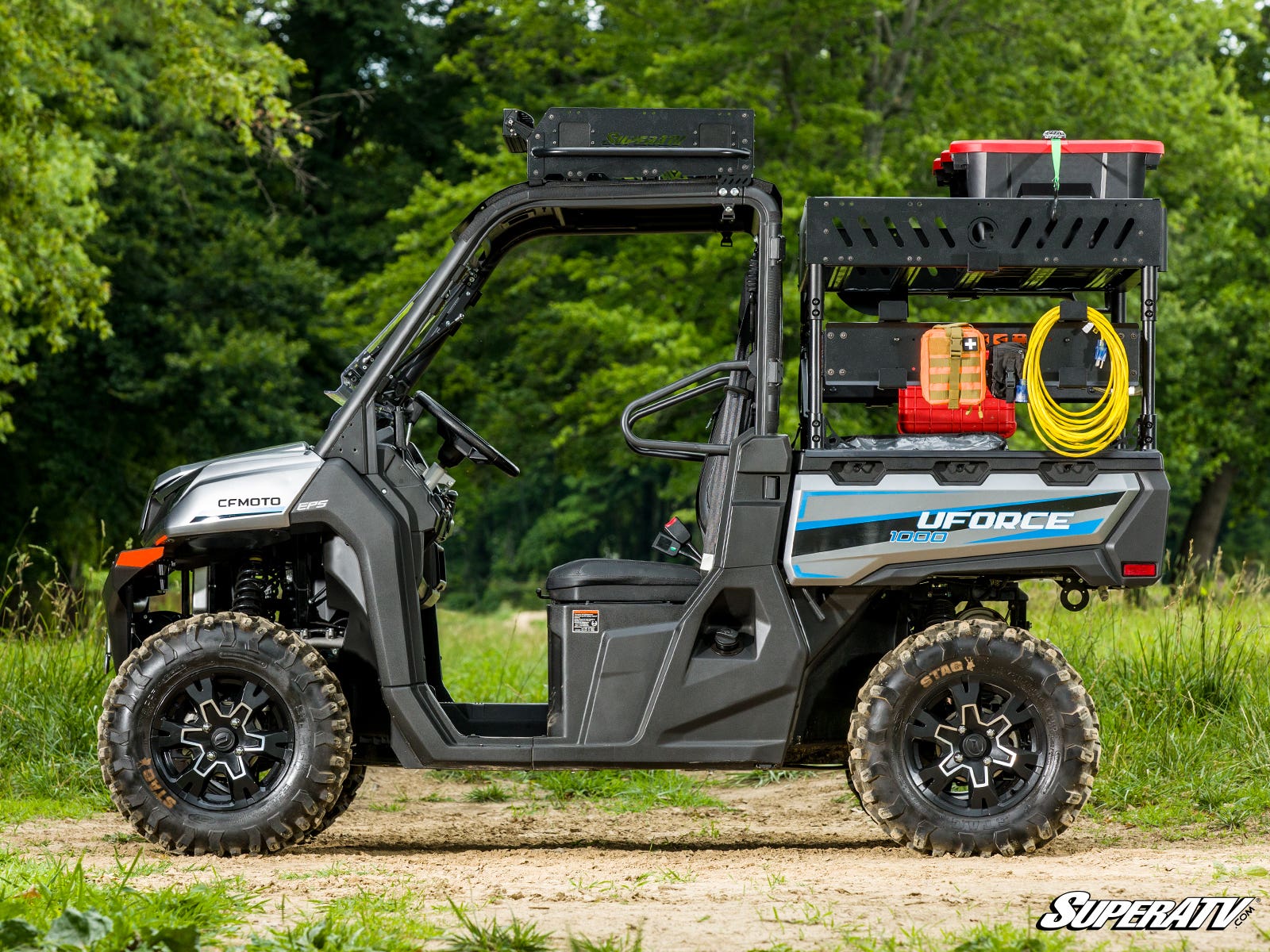 Photo of SuperATV CFMOTO UForce 1000 Outfitter Bed Rack by SuperATV - Premium Mounts for UTVs / Side by Sides