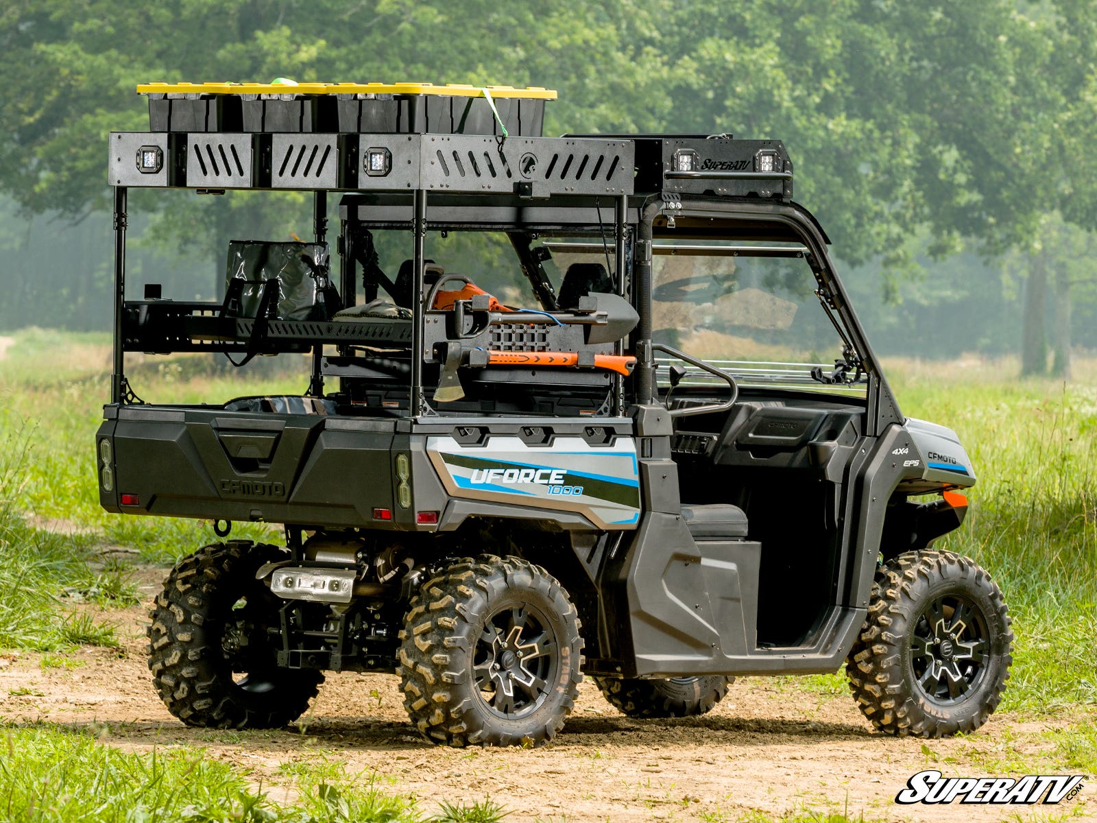 Photo of SuperATV CFMOTO UForce 1000 Outfitter Bed Rack by SuperATV - Premium Mounts for UTVs / Side by Sides