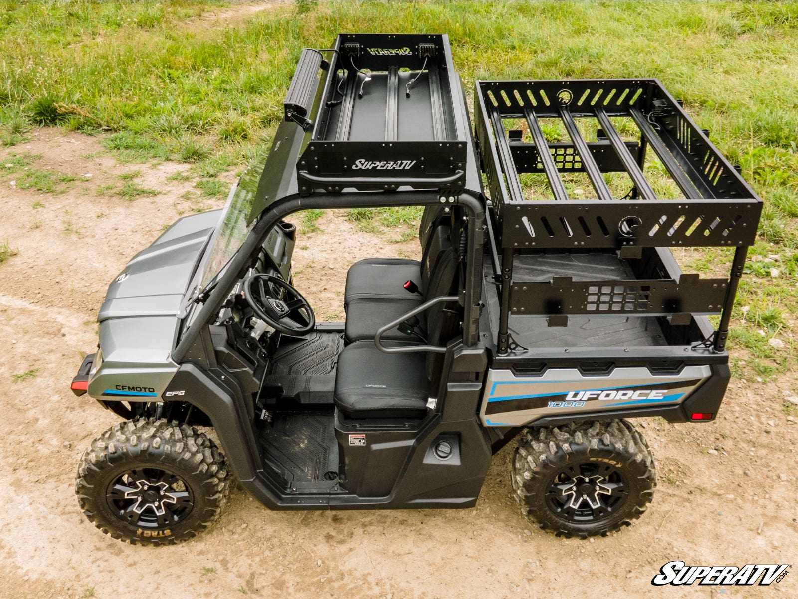 Photo of SuperATV CFMOTO UForce 1000 Outfitter Bed Rack by SuperATV - Premium Mounts for UTVs / Side by Sides