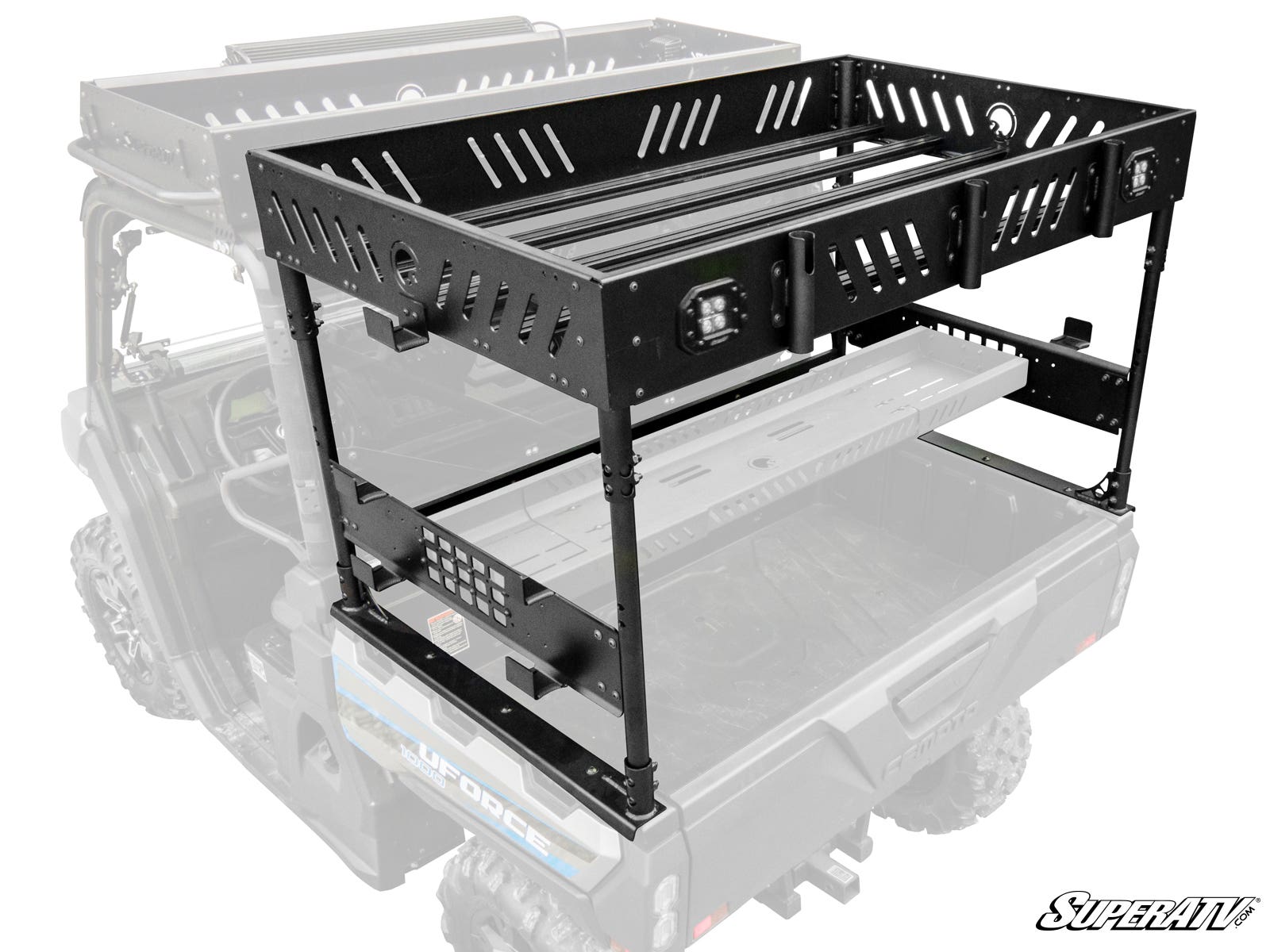Photo of SuperATV CFMOTO UForce 1000 Outfitter Bed Rack by SuperATV - Premium Mounts for UTVs / Side by Sides