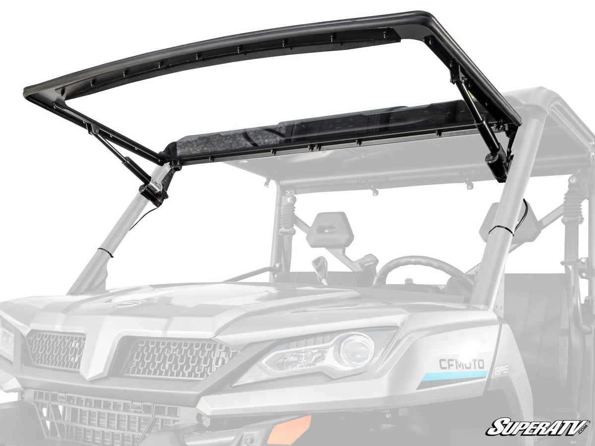 Photo of SuperATV CFMOTO UForce 1000 MaxDrive Power Flip Windshield by SuperATV - Premium Windshields for UTVs / Side by Sides