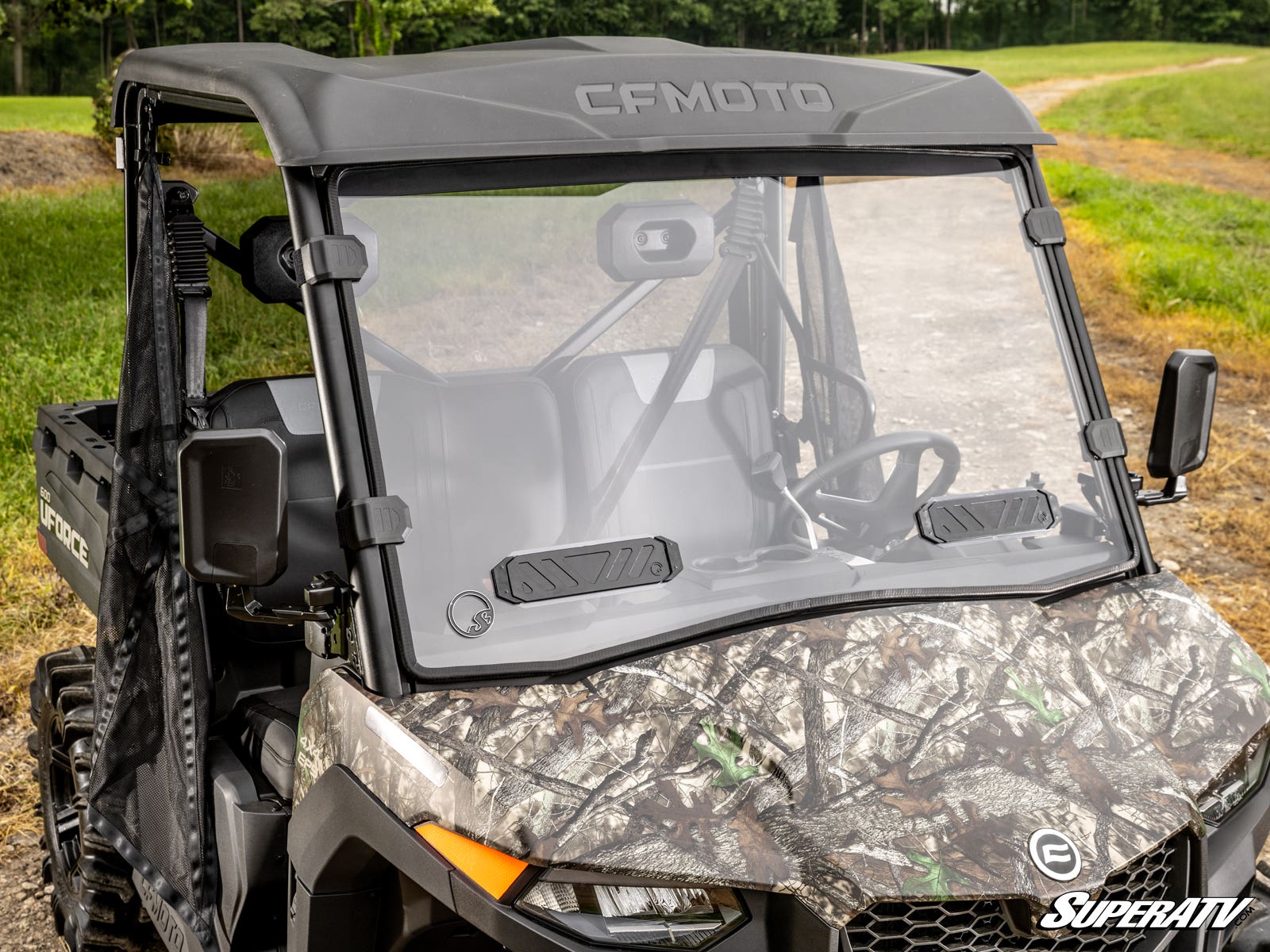 CFMOTO UForce 600 Vented Full Windshield