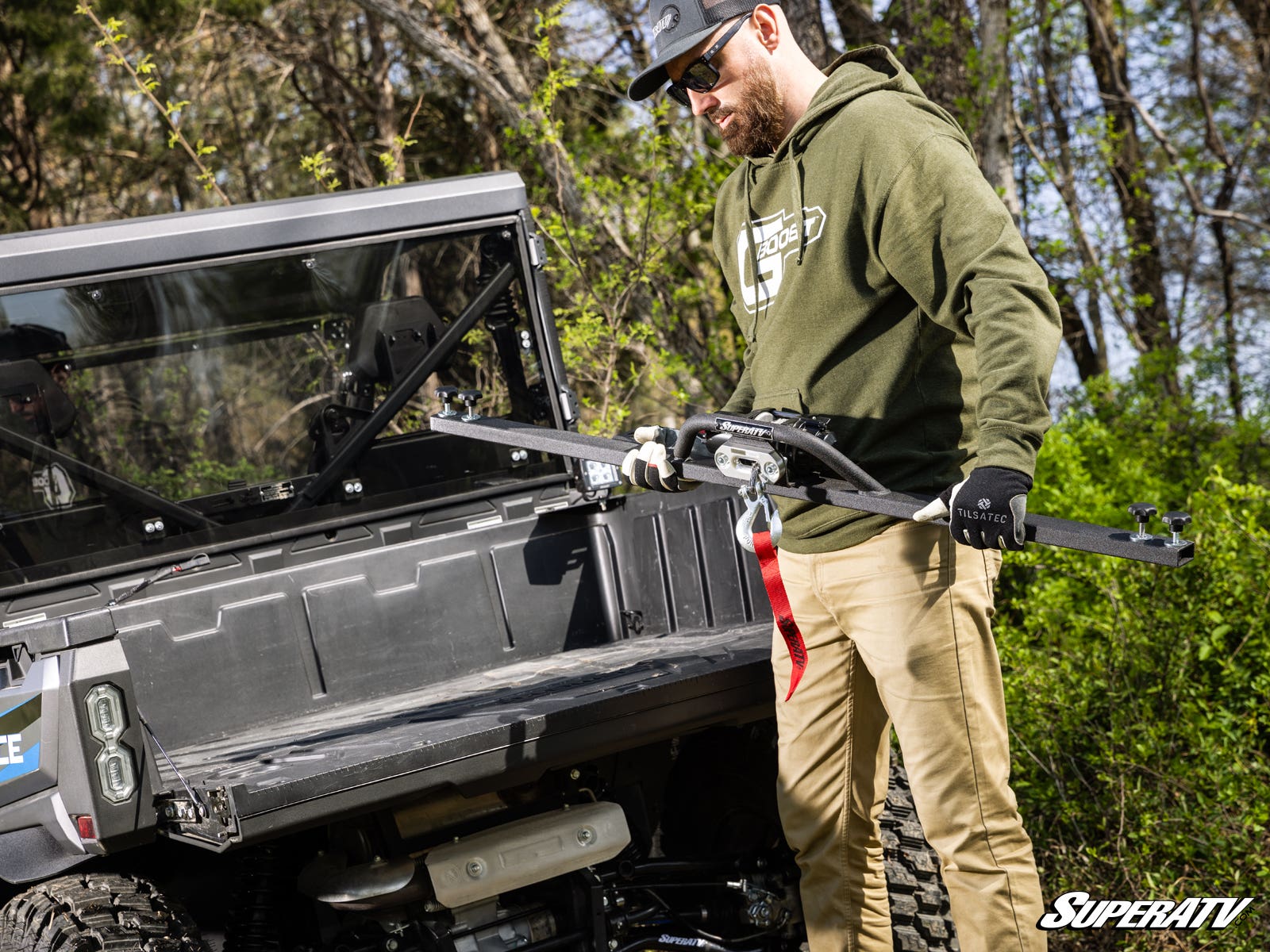 Photo of SuperATV CFMOTO UForce 1000 Bed Winch by SuperATV - Premium Winches & Winch Mounts for UTVs / Side by Sides