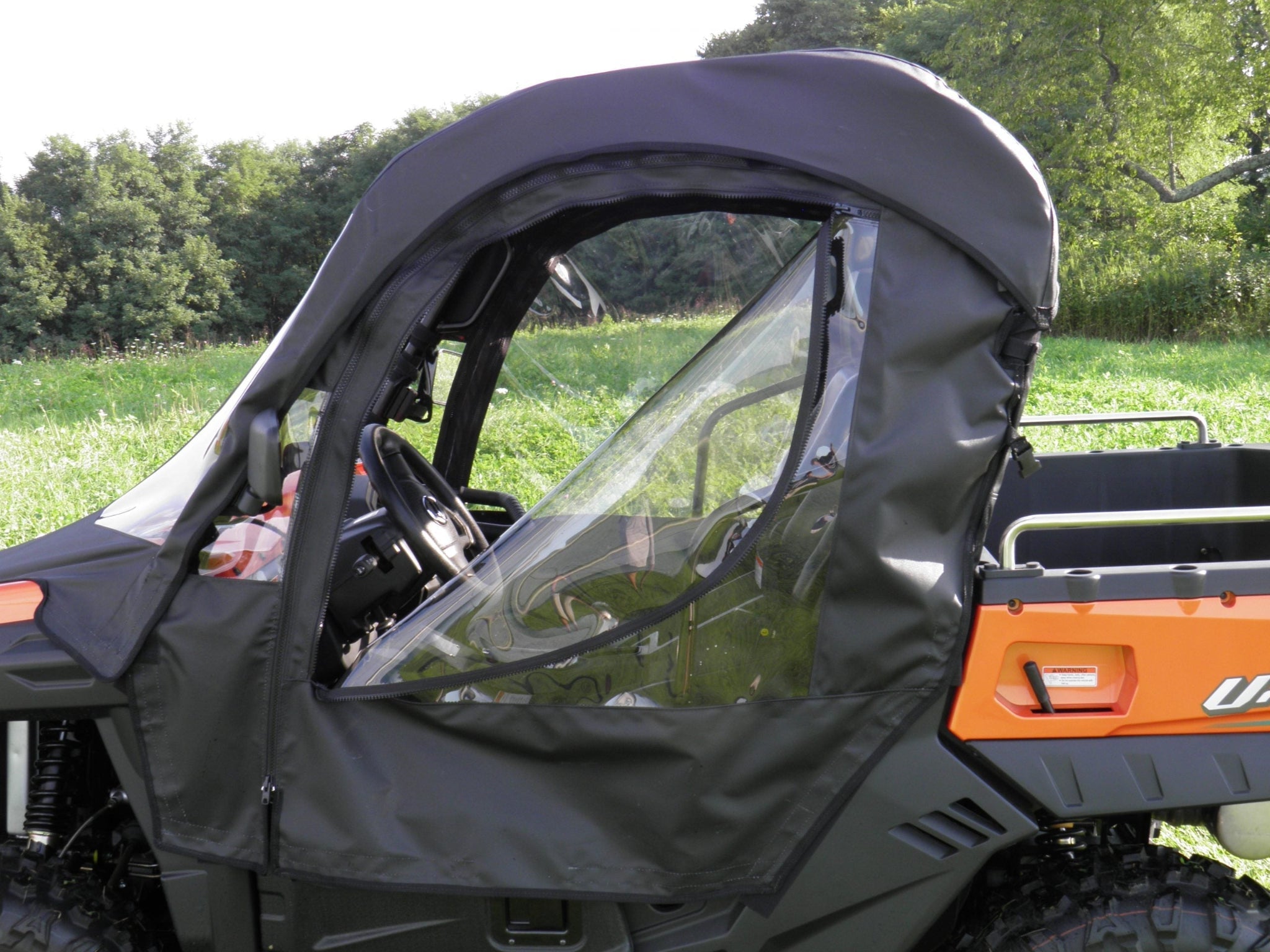 Photo of CFMoto UForce 500/800 - Full Cab Enclosure for Hard Windshield (Half Doors) by 3 Star UTV - Premium Enclosures for UTVs / Side by Sides