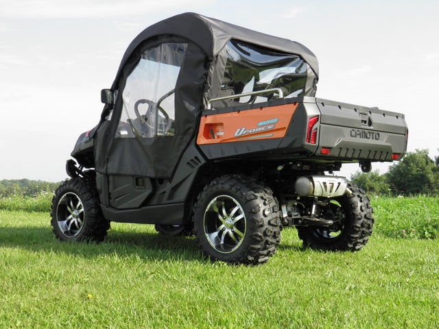 Photo of CFMoto UForce 500/800 - Full Cab Enclosure for Hard Windshield (Half Doors) by 3 Star UTV - Premium Enclosures for UTVs / Side by Sides