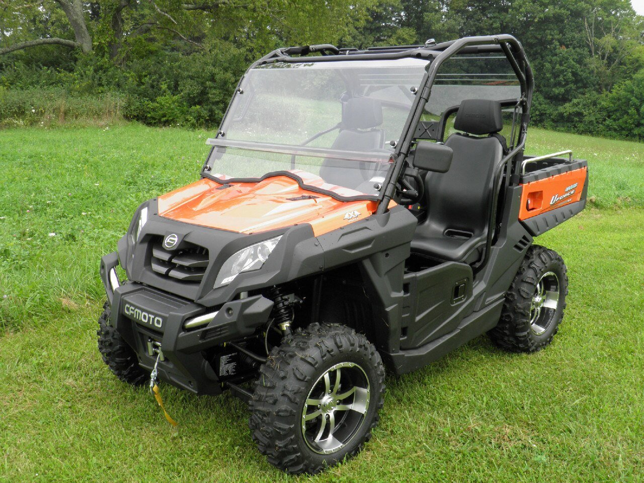 Photo of CFMoto UForce 500/800 - 2 Pc Scratch-Resistant Windshield DOES NOT FIT 2025 MODEL! by 3 Star UTV - Premium Windshields for UTVs / Side by Sides