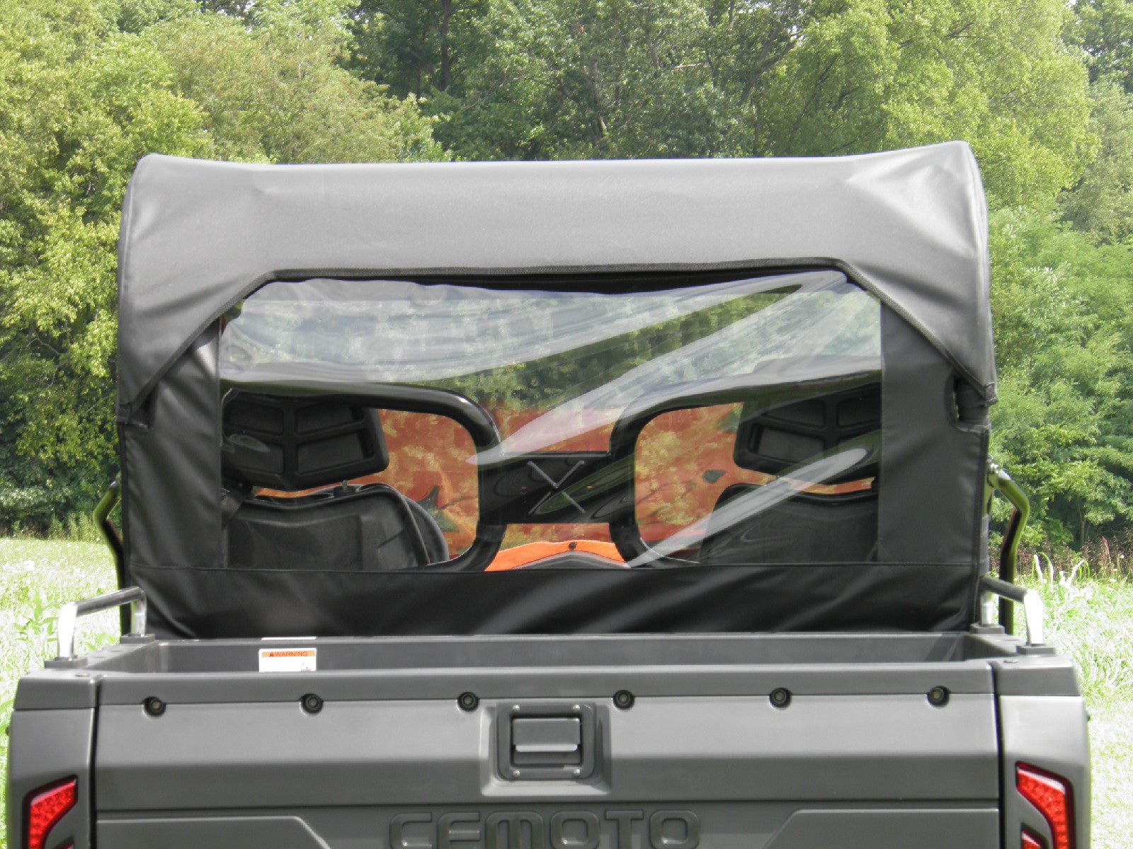 Photo of CFMoto UForce 500/800 - Soft Back Panel by 3 Star UTV - Premium Enclosures for UTVs / Side by Sides