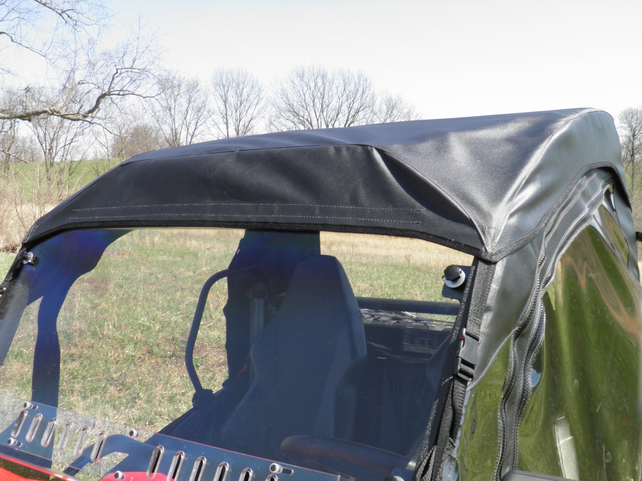 Photo of CFMoto ZForce 500/800/1000 - Full Cab Enclosure for Hard Windshield (Full Doors) by 3 Star UTV - Premium Enclosures for UTVs / Side by Sides