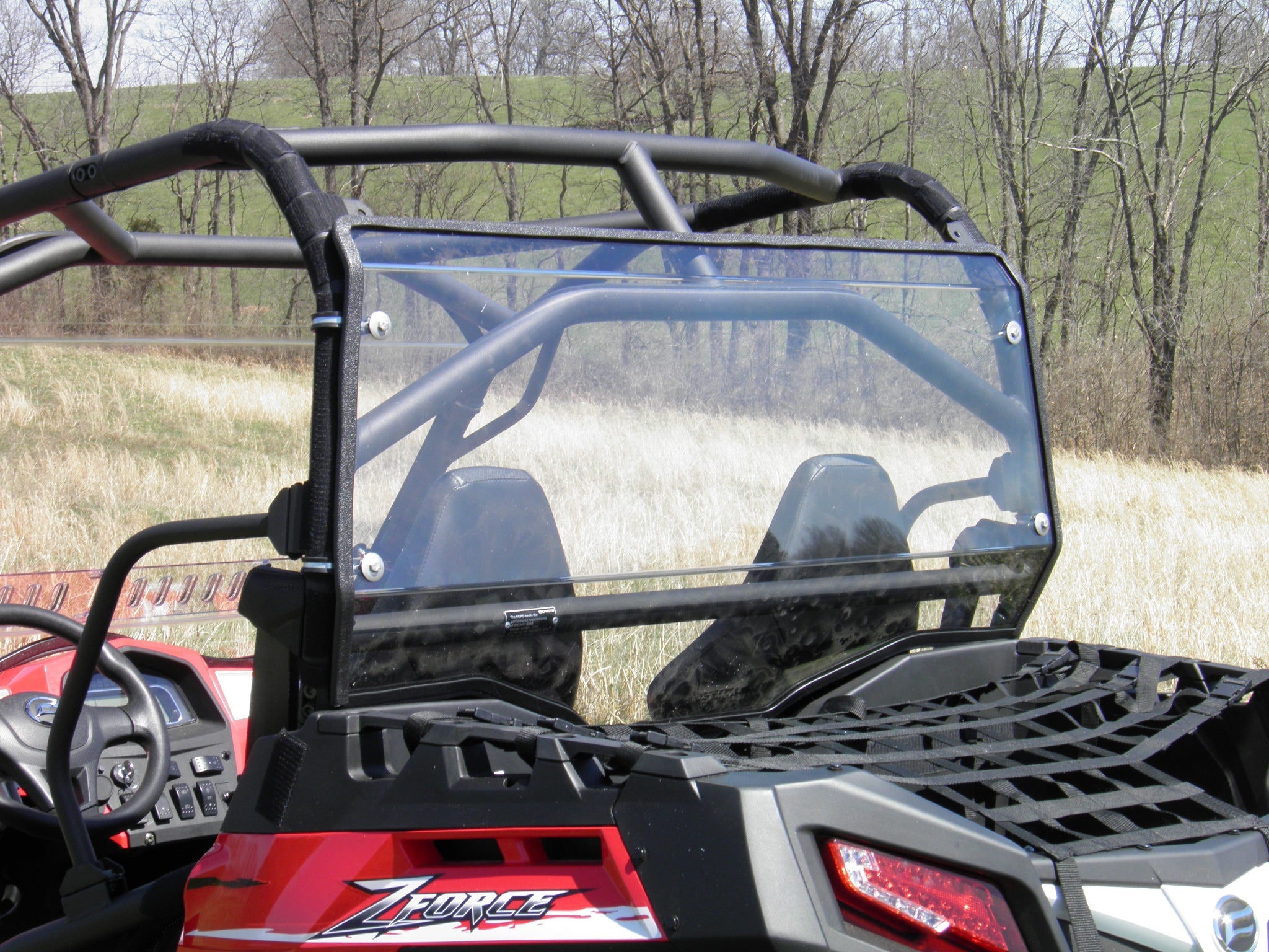 Photo of CFMoto ZForce 500/800/1000 - 1 Piece Lexan Back Panel by 3 Star UTV - Premium Windshields for UTVs / Side by Sides