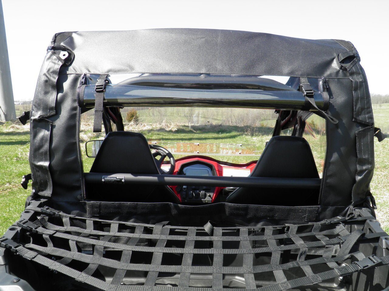 Photo of CFMoto ZForce 500/800/1000 - Soft Back Panel by 3 Star UTV - Premium Enclosures for UTVs / Side by Sides