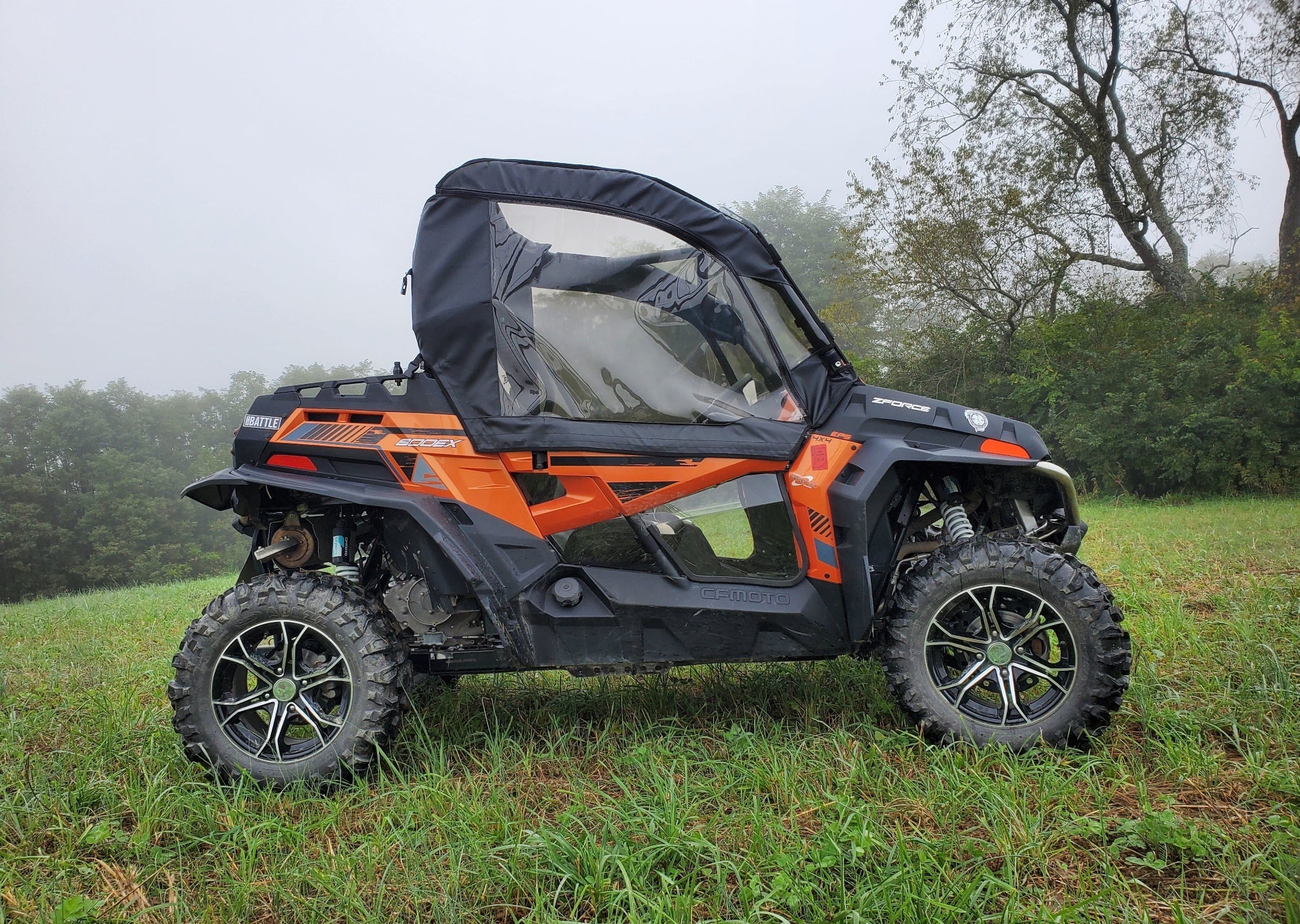 Photo of CFMoto ZForce 500/800/1000 - Door/Rear Window Combo (Half Doors) by 3 Star UTV - Premium Enclosures for UTVs / Side by Sides