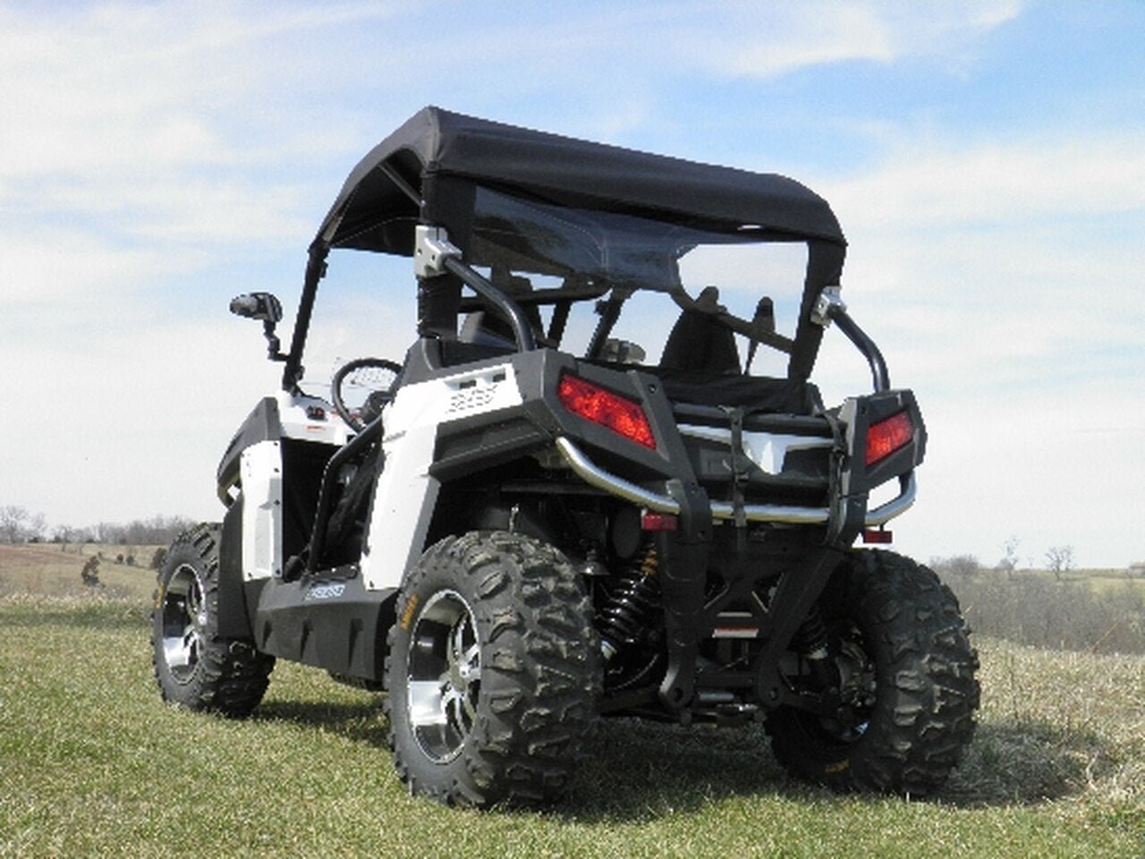 Photo of CFMoto ZForce 600 - Soft Back Panel by 3 Star UTV - Premium Enclosures for UTVs / Side by Sides