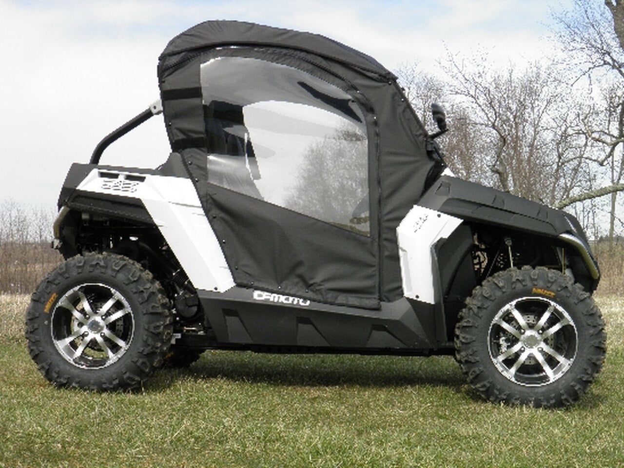 Photo of CFMoto ZForce 600 - Soft Doors by 3 Star UTV - Premium Enclosures for UTVs / Side by Sides