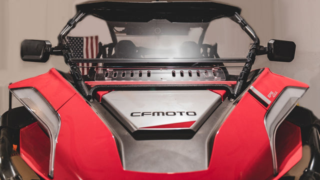 Photo of CF Moto ZForce 950 - 2 Piece General-Purpose Windshield by 3 Star UTV - Premium Windshields for UTVs / Side by Sides