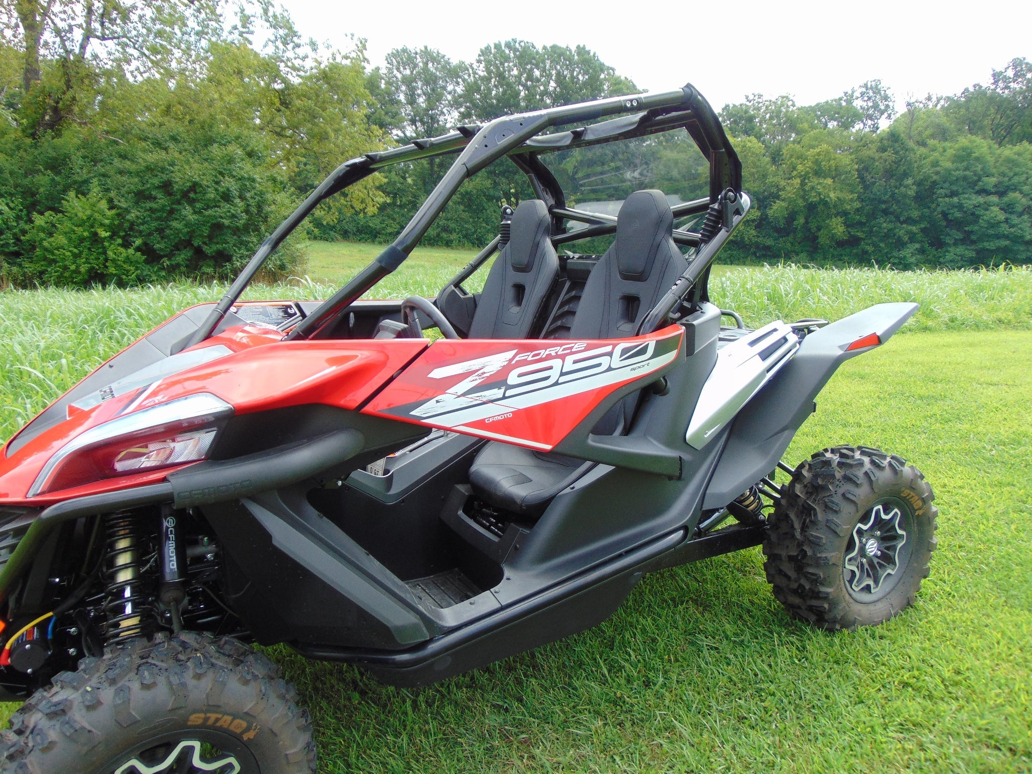 Photo of CFMoto ZForce 950 - Door/Rear Window Combo (Upper Doors) by 3 Star UTV - Premium Enclosures for UTVs / Side by Sides