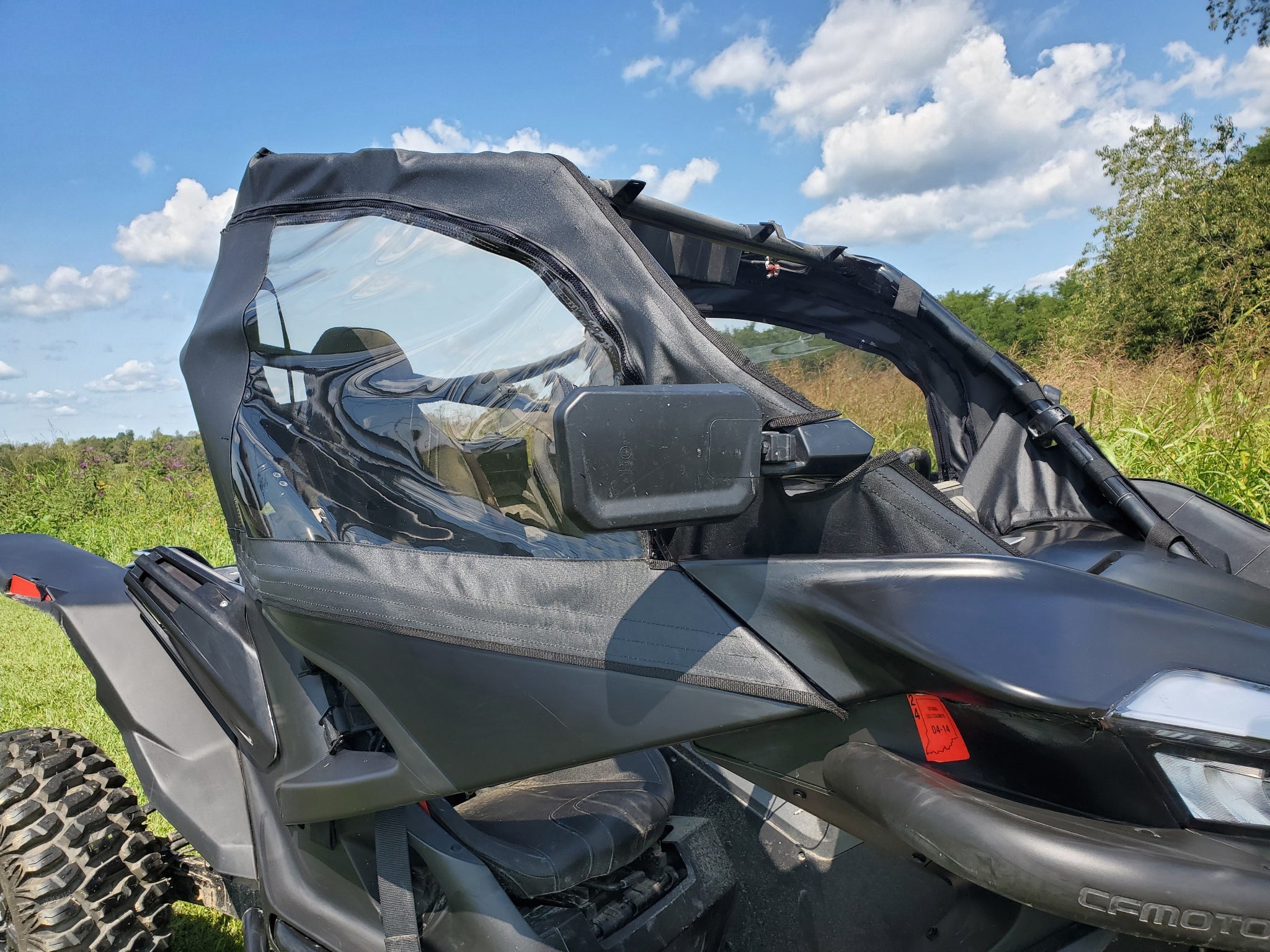 Photo of CFMoto ZForce 950 - Door/Rear Window Combo (Upper Doors) by 3 Star UTV - Premium Enclosures for UTVs / Side by Sides