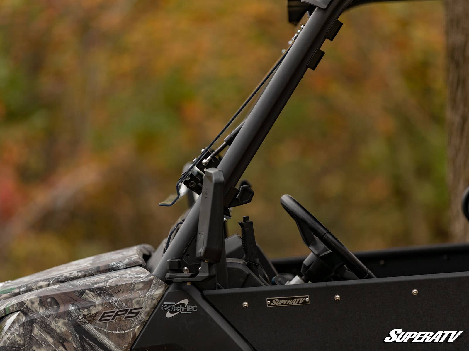 Photo of SuperATV CFMOTO UForce 1000 Scratch Resistant Flip Windshield by SuperATV - Premium Windshields for UTVs / Side by Sides