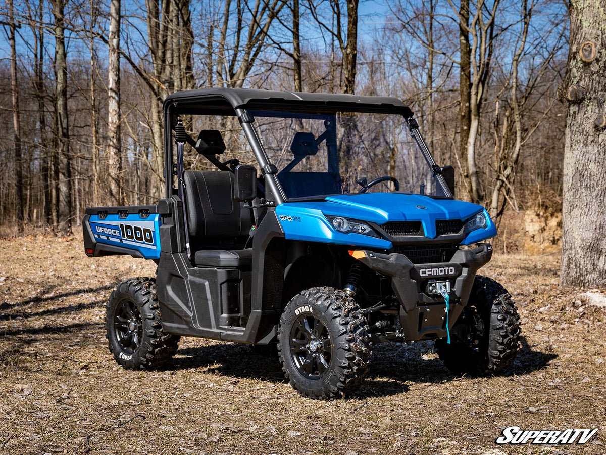 Photo of SuperATV CFMOTO UForce 1000 Scratch Resistant Full Windshield by SuperATV - Premium Windshields for UTVs / Side by Sides