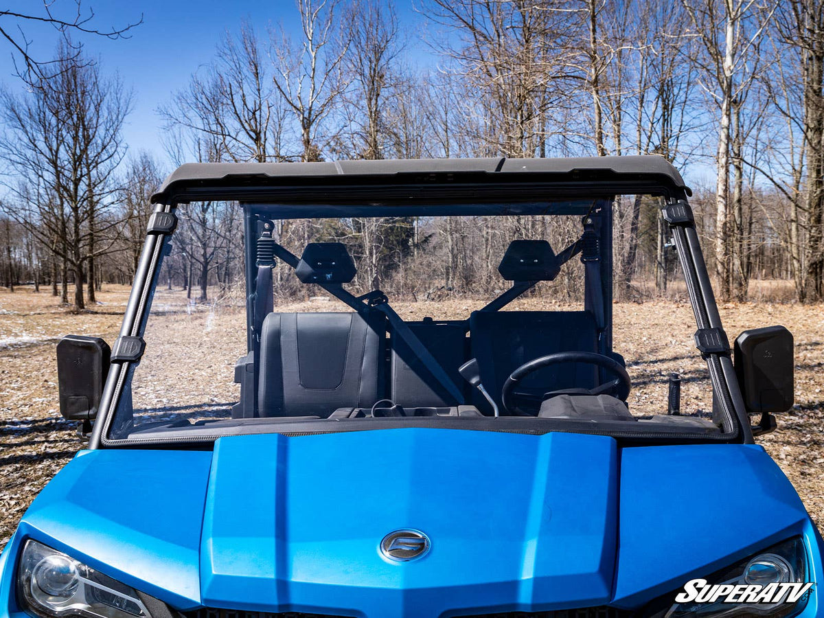 Photo of SuperATV CFMOTO UForce 1000 Scratch Resistant Full Windshield by SuperATV - Premium Windshields for UTVs / Side by Sides