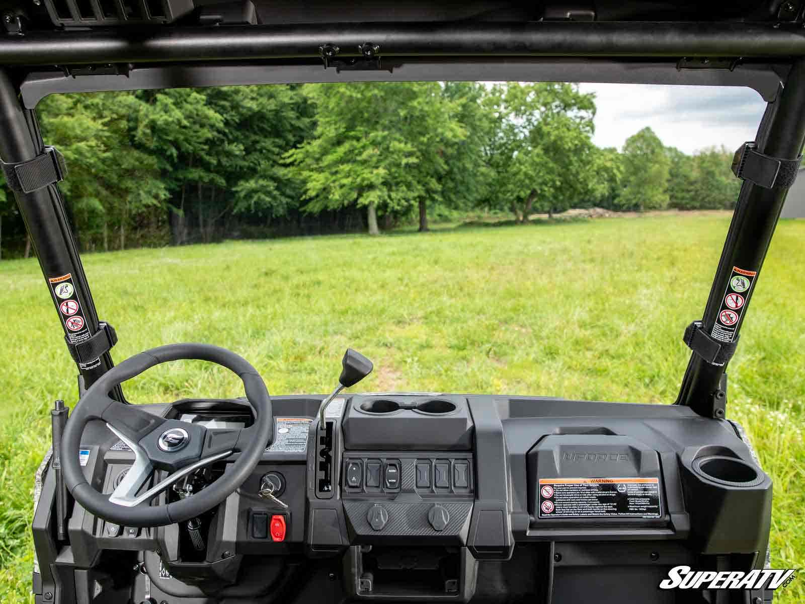 Photo of SuperATV CFMOTO UForce 600 Scratch-Resistant Full Windshield by SuperATV - Premium Windshields for UTVs / Side by Sides