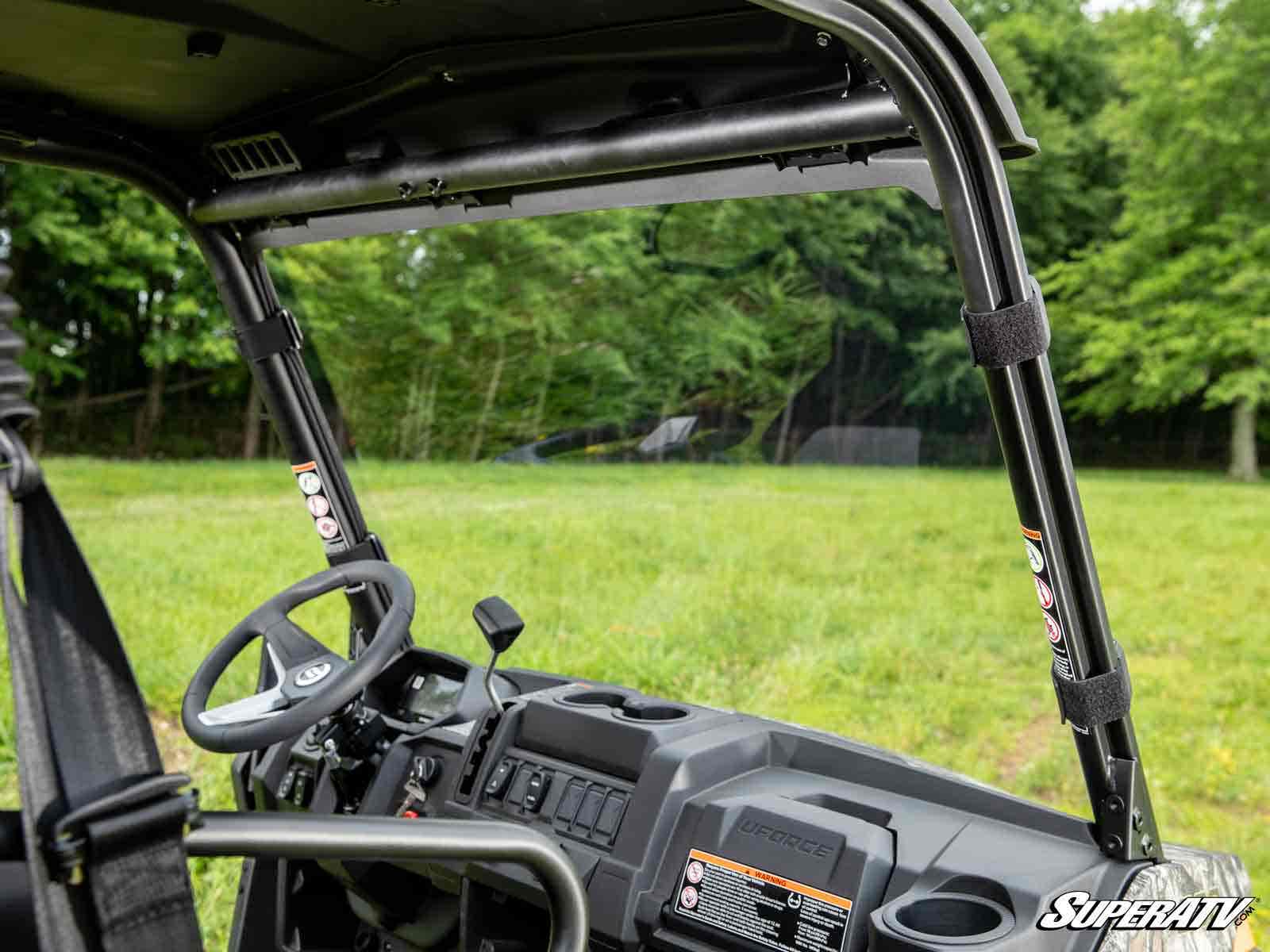Photo of SuperATV CFMOTO UForce 600 Scratch-Resistant Full Windshield by SuperATV - Premium Windshields for UTVs / Side by Sides