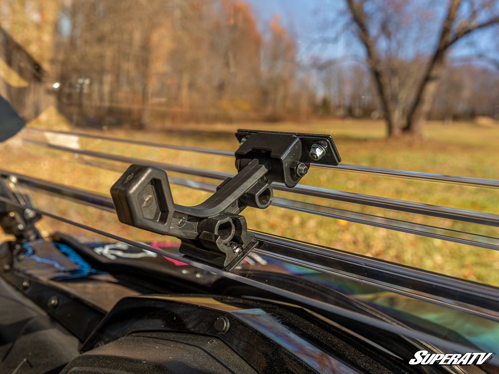 Photo of SuperATV CFMOTO UForce 800 Scratch-Resistant Flip Windshield by SuperATV - Premium Windshields for UTVs / Side by Sides