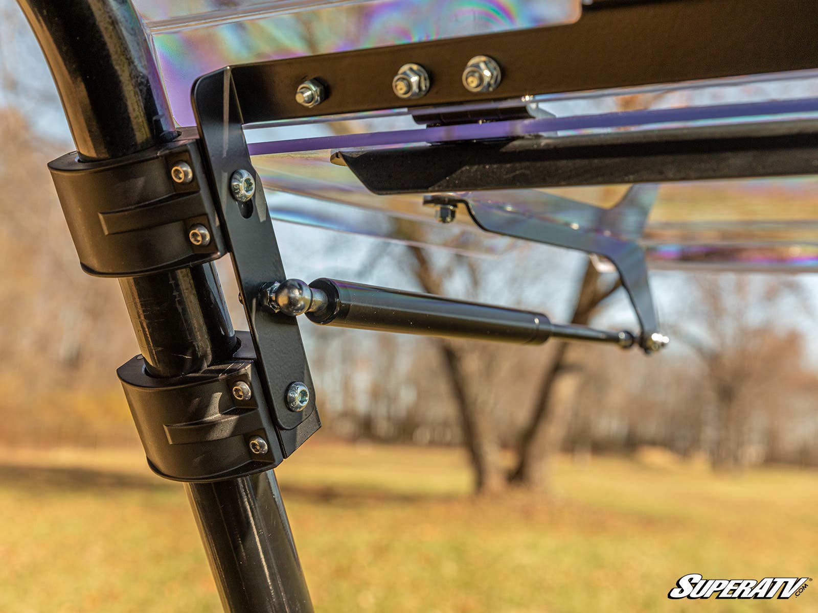 Photo of SuperATV CFMOTO UForce 500 Scratch-Resistant Flip Windshield by SuperATV - Premium Windshields for UTVs / Side by Sides