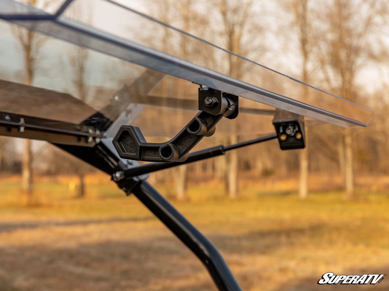 Photo of SuperATV CFMOTO ZForce 950 Scratch Resistant Flip Windshield by SuperATV - Premium Windshields for UTVs / Side by Sides