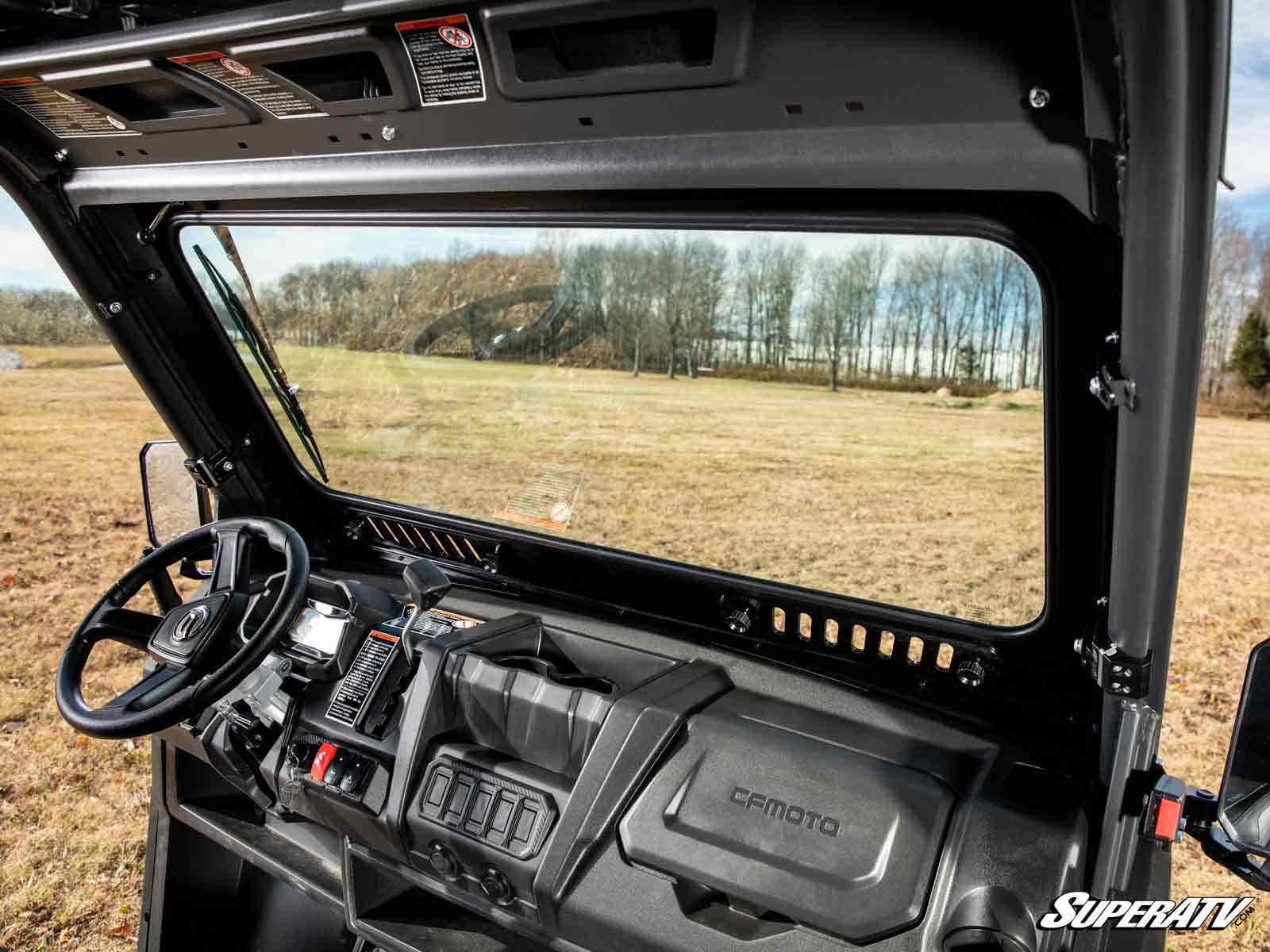 Photo of SuperATV CFMOTO UForce 1000 Glass Windshield by SuperATV - Premium Windshields for UTVs / Side by Sides
