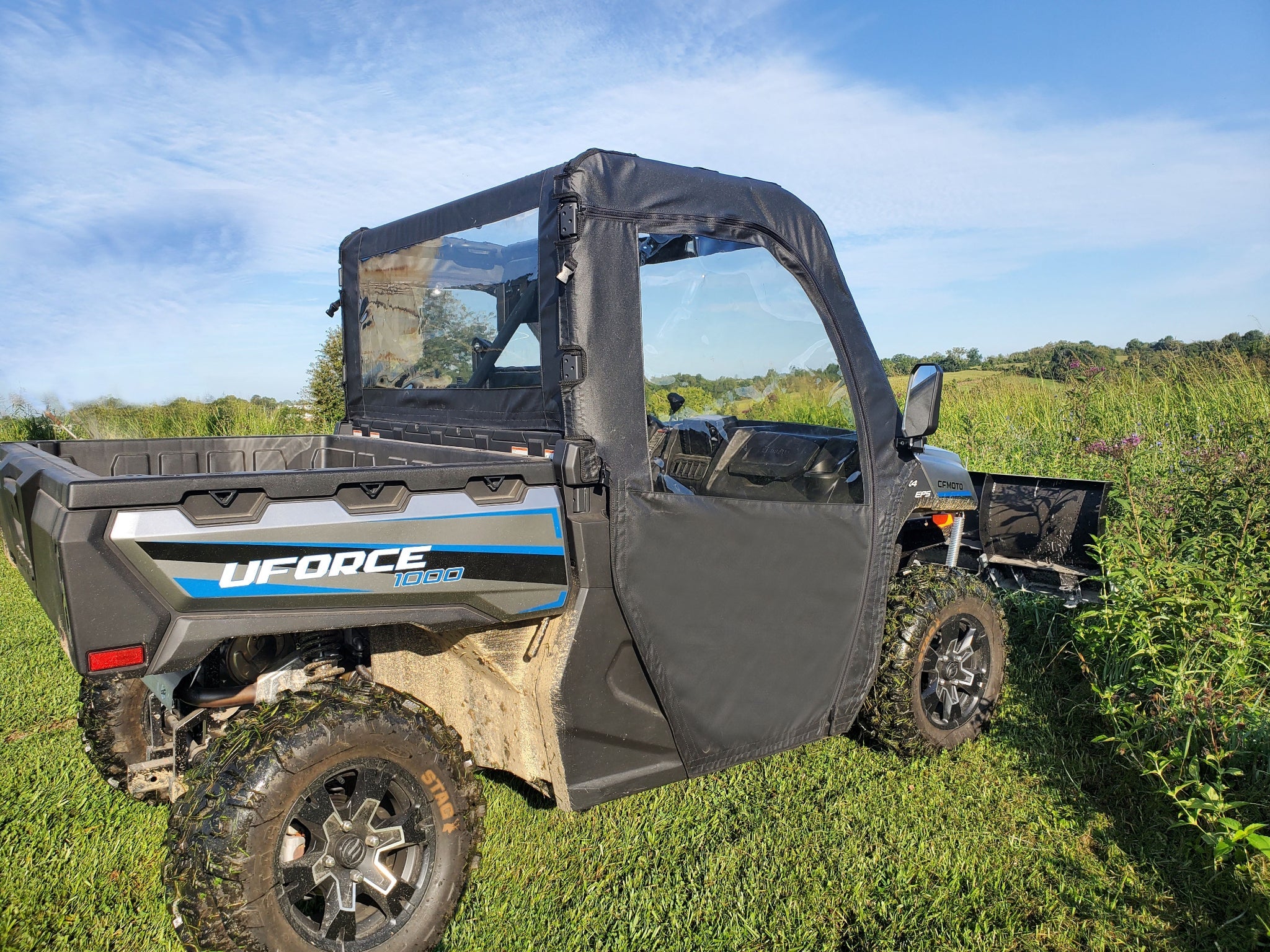 Photo of CFMoto UForce 1000 - Door/Rear Window Combo by 3 Star UTV - Premium Enclosures for UTVs / Side by Sides