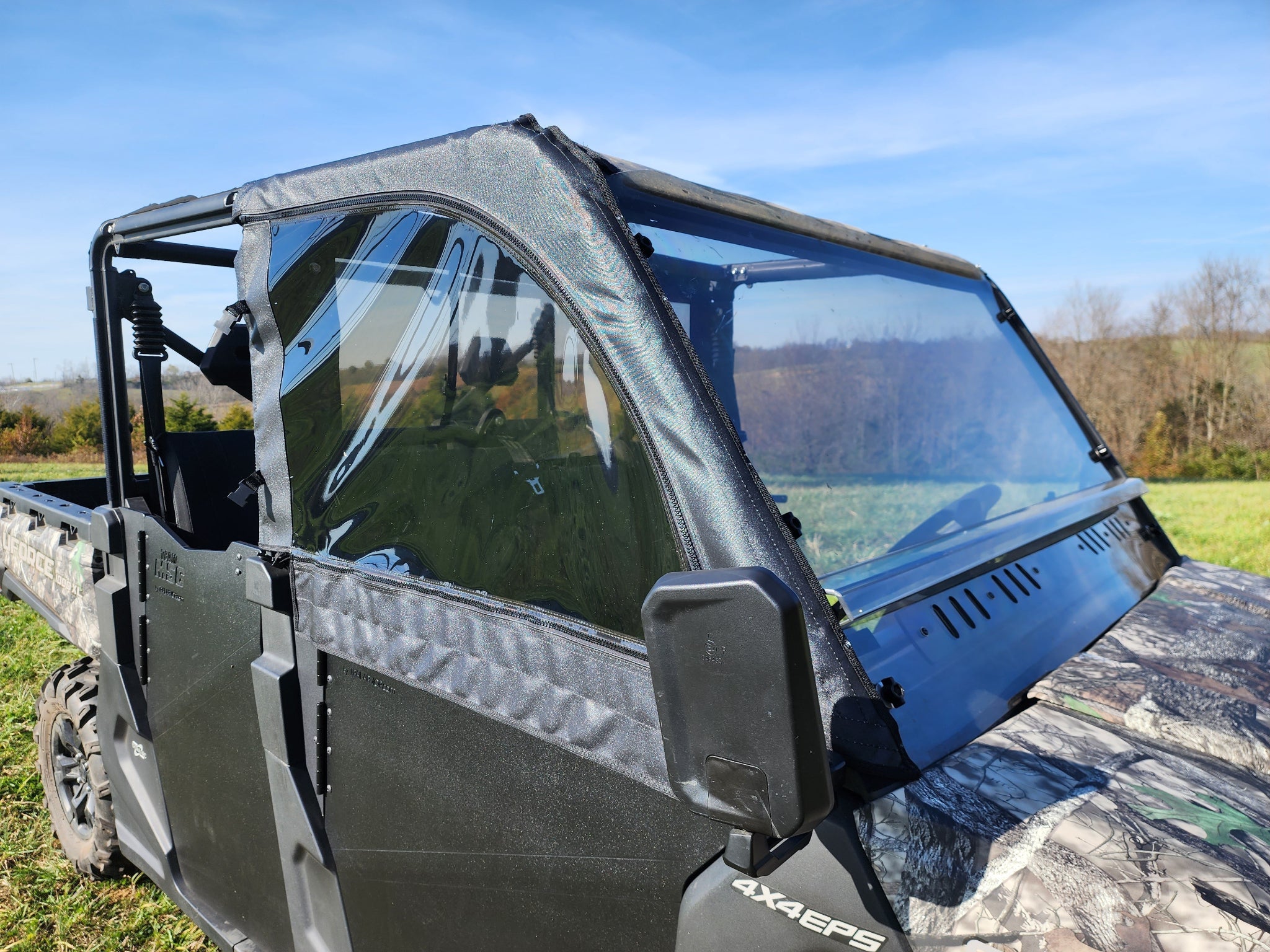 Photo of CFMoto UForce 1000 - Upper Doors/Rear Panel Combo by 3 Star UTV - Premium Enclosures for UTVs / Side by Sides