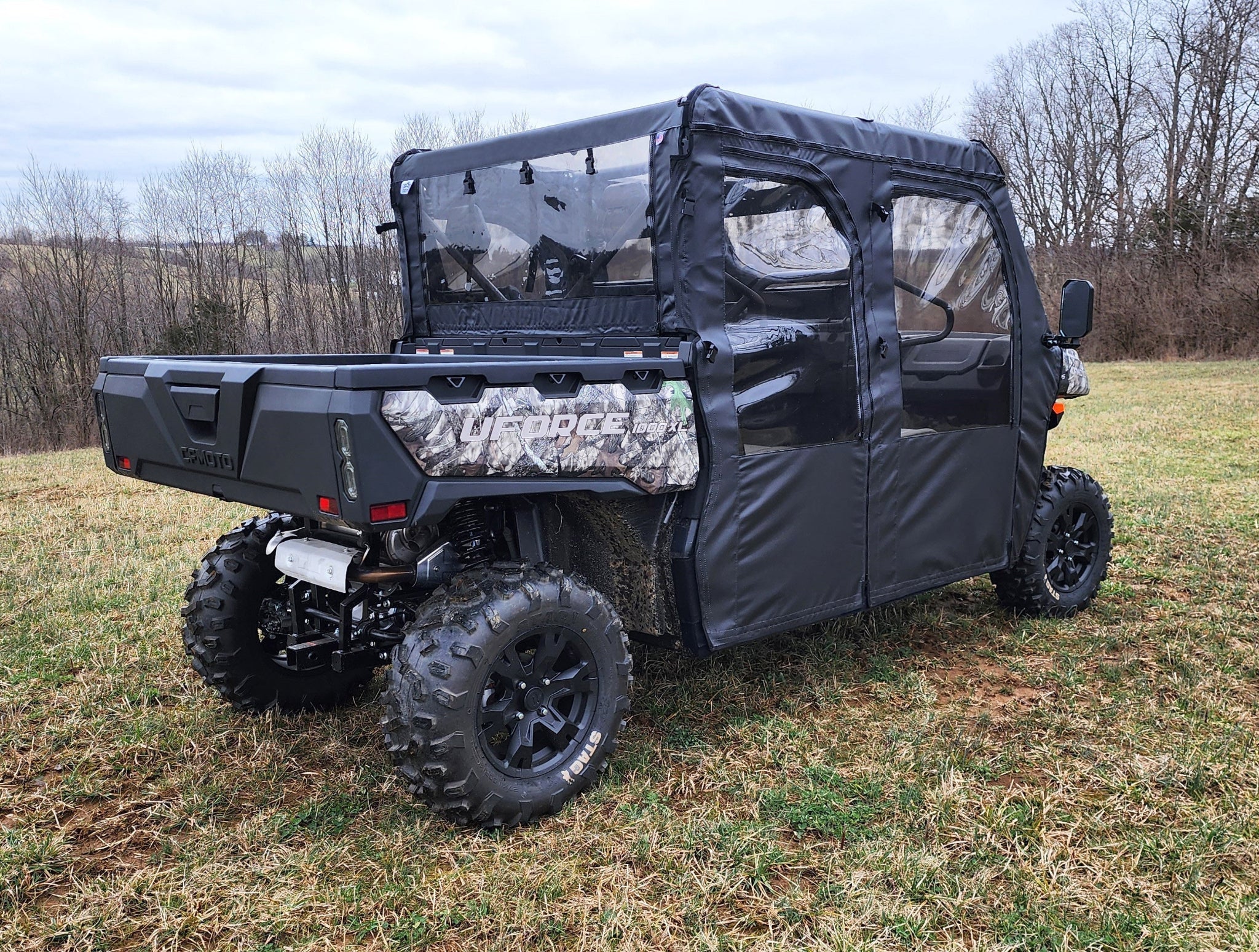Photo of CFMoto UForce 1000XL - Full Door (Front & Rear)/Rear Window Combo by 3 Star UTV - Premium Enclosures for UTVs / Side by Sides