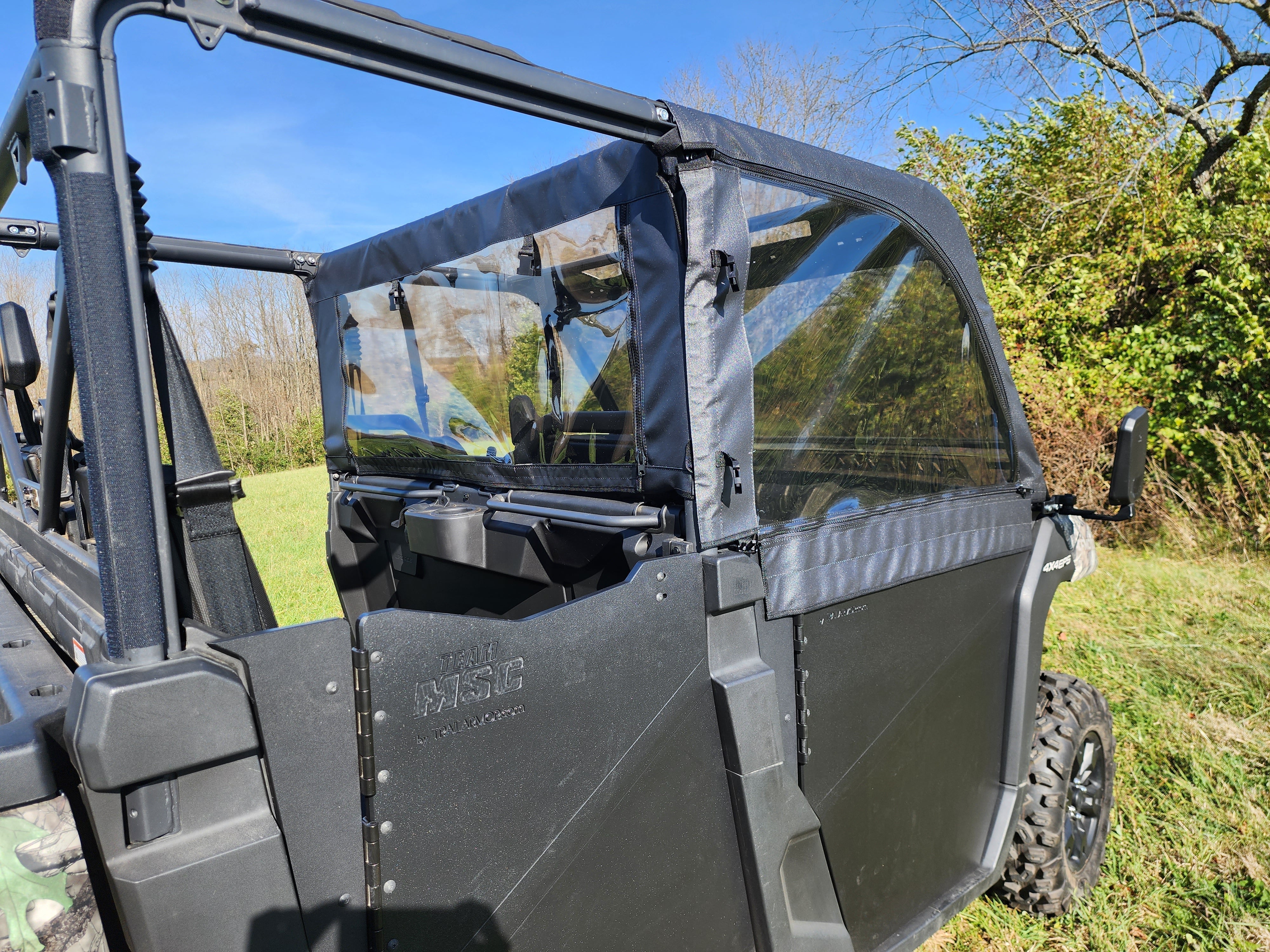 Photo of CFMoto UForce 1000XL - Upper Door (FRONT ONLY)/Center Panel Combo by 3 Star UTV - Premium Enclosures for UTVs / Side by Sides